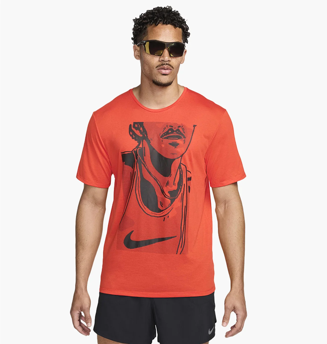 Футболка чоловіча Nike M Run Energy Rise 365 Ss Red FN3996-633