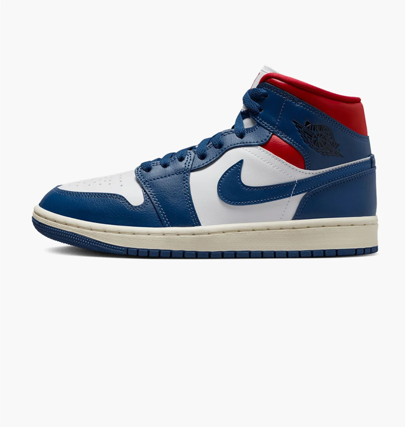 Кросівки жіночі Air Jordan 1 Mid Blue/White BQ6472-146