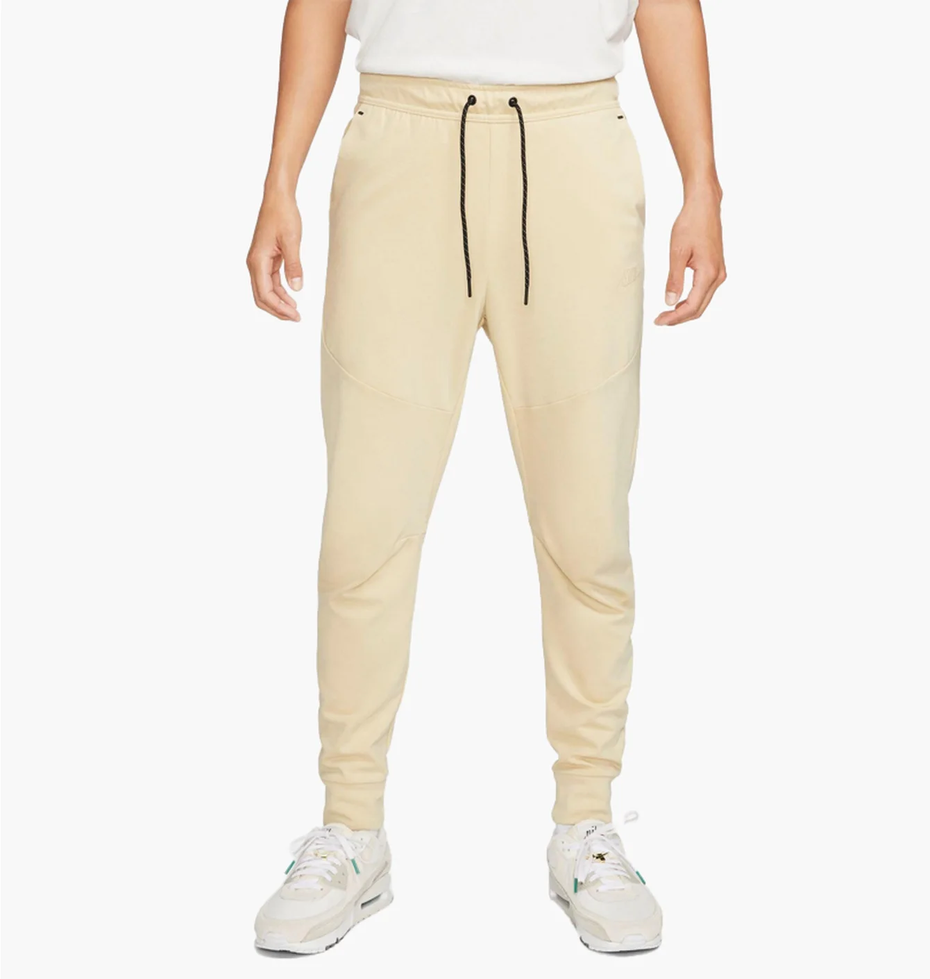 Штани чоловічі Nike Sportswear Tech Essentials Lightweight Slim-Fit Fleece Jogger Sweatpants Beige DX0826-783