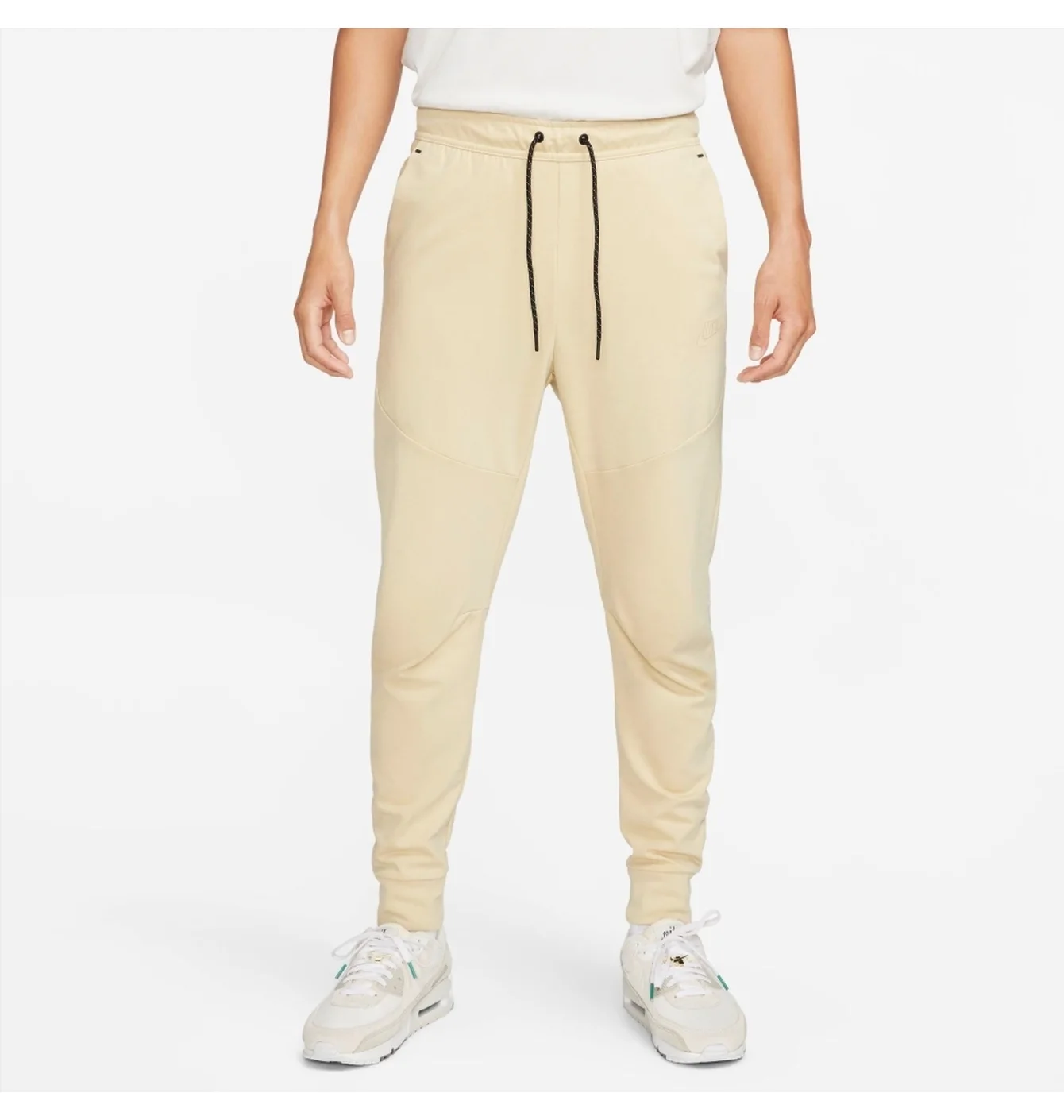 Штани чоловічі Nike Sportswear Tech Essentials Lightweight Slim-Fit Fleece Jogger Sweatpants Beige DX0826-783