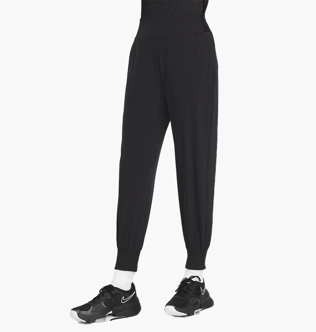 Штани жіночі Nike Dri-Fit Bliss Mid-Rise 7/8 Joggers Black DV9453-010