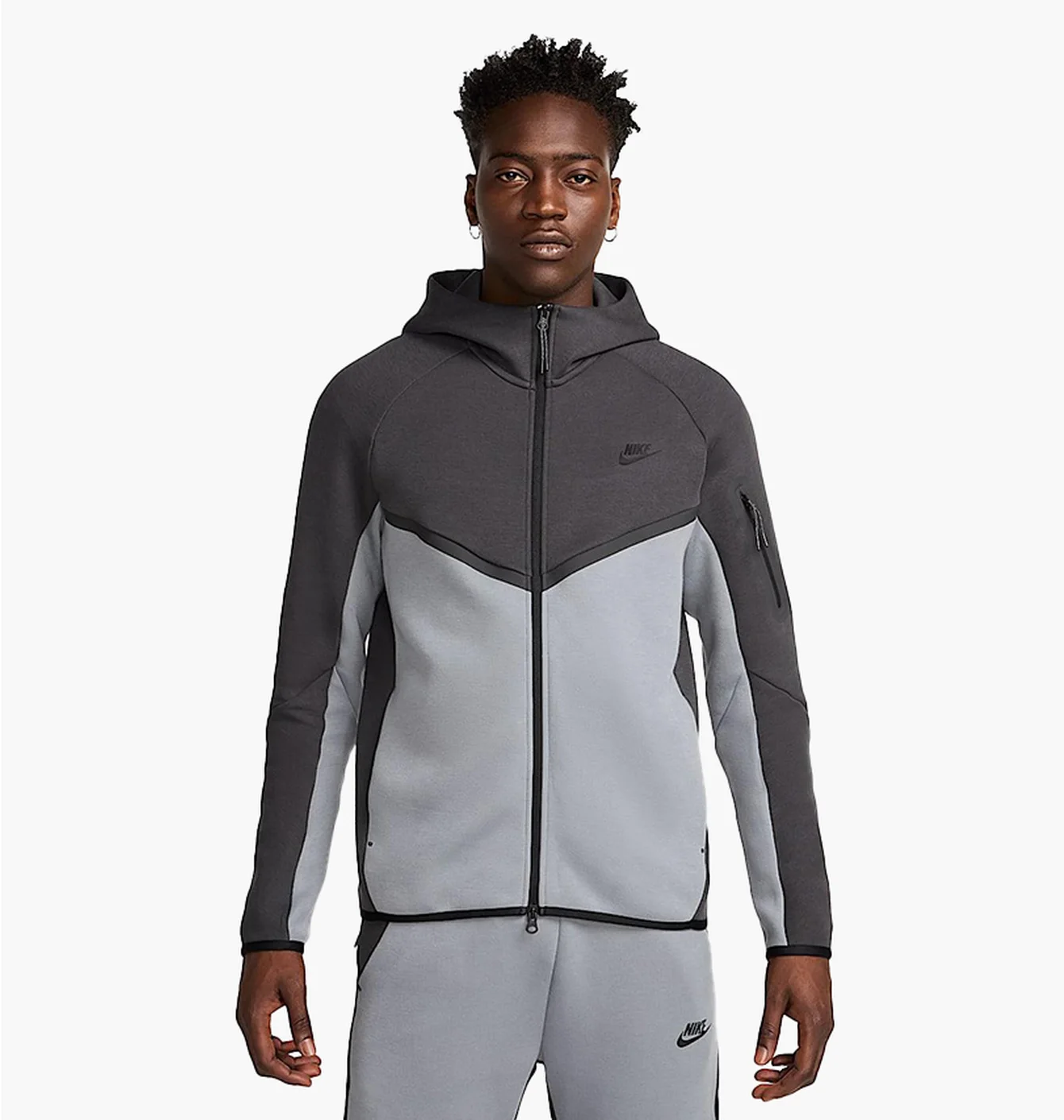 Толстовка чоловіча Nike Nk Tech Fl. 2025 Grey HV0949-061
