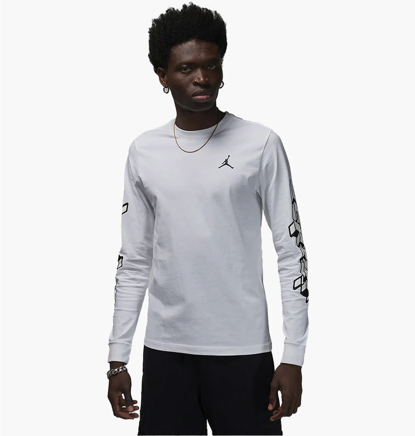 Лонгслів чоловічий Air Jordan T-Shirt White FN5976-100