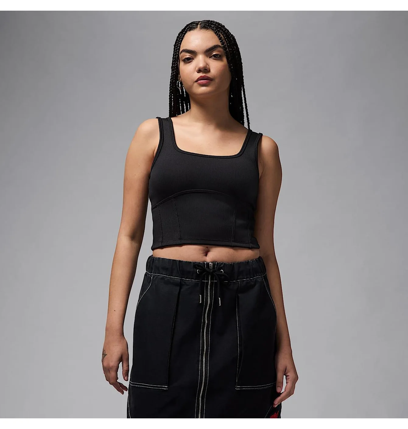 Топ жіночий Air Jordan Cropped Tank Top Black HJ0025-010