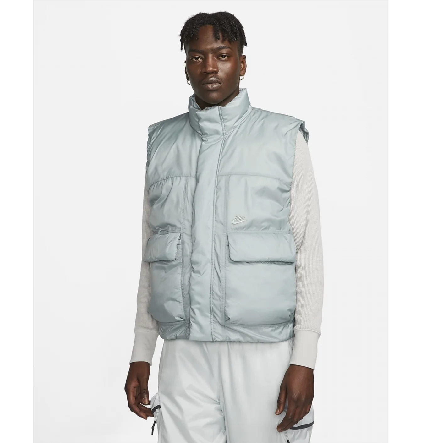 Жилетка чоловіча Nike Tech Pack Therma-Fit Woven Vest Grey DV9972-330
