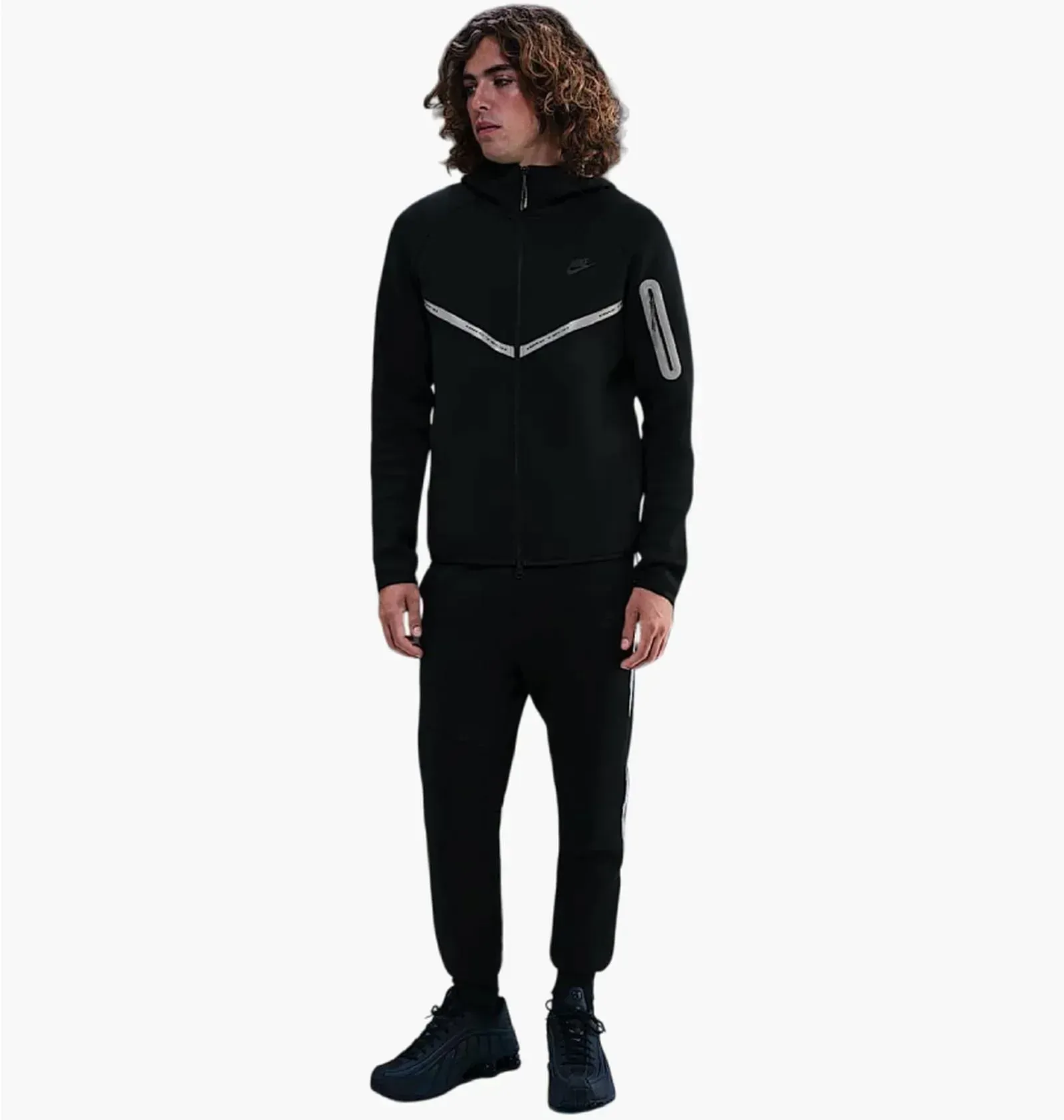 Спортивний костюм чоловічий Nike Tech Fleece Reflective Black (IM6537-010__IM6540-010)