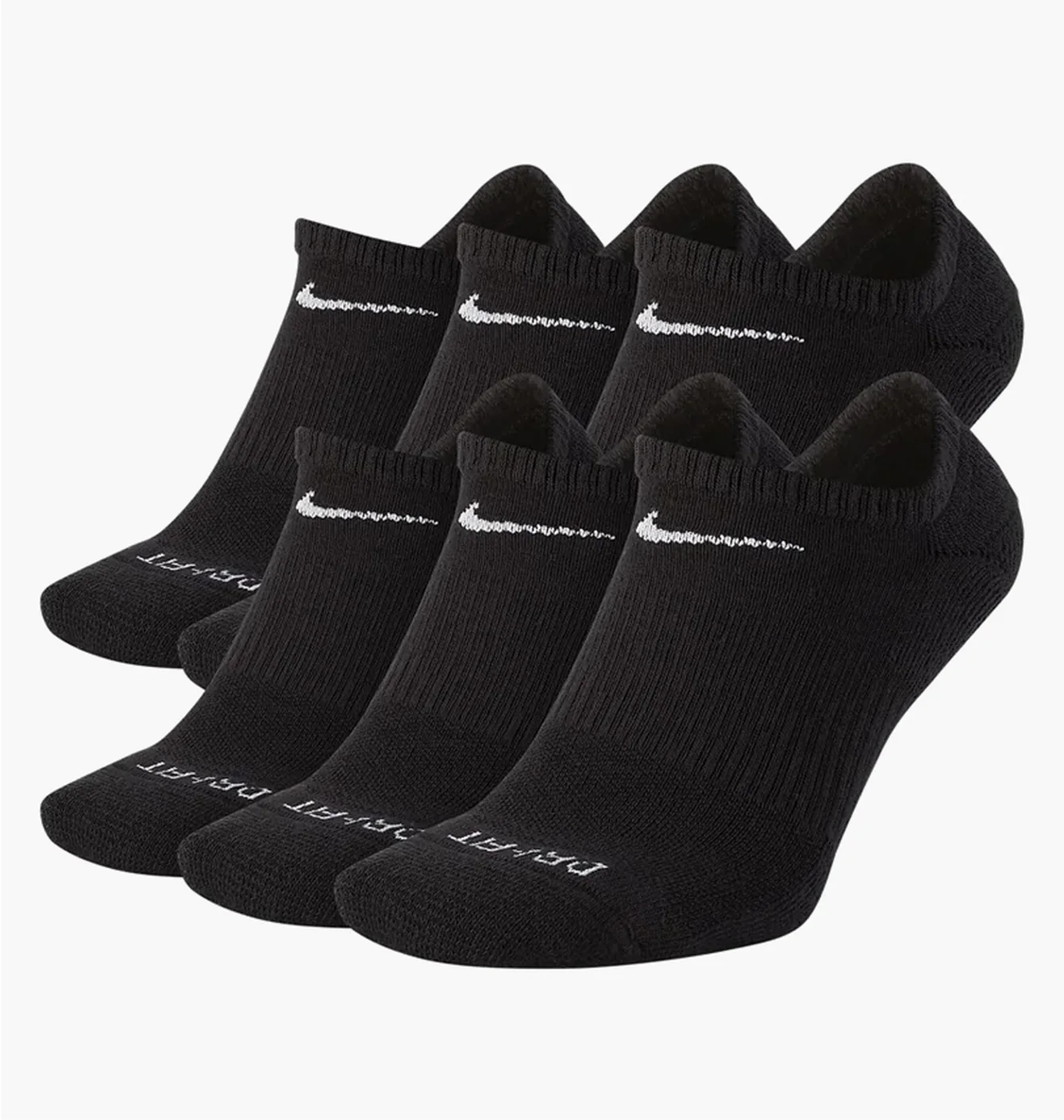 Шкарпетки унісекс Nike Everyday Black (6 пар) SX7675-010