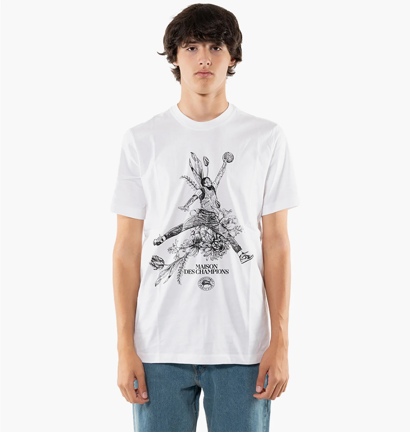 Футболка чоловіча Air Jordan Sprt Jm Ss Tee White FZ1928-100