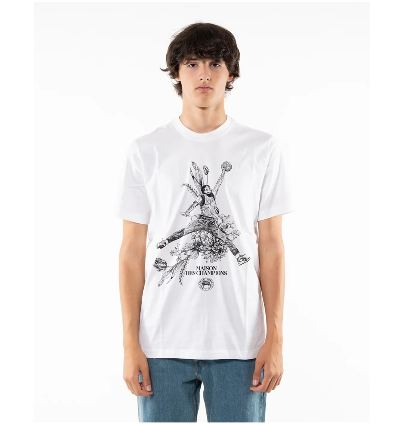 Футболка чоловіча Air Jordan Sprt Jm Ss Tee White FZ1928-100