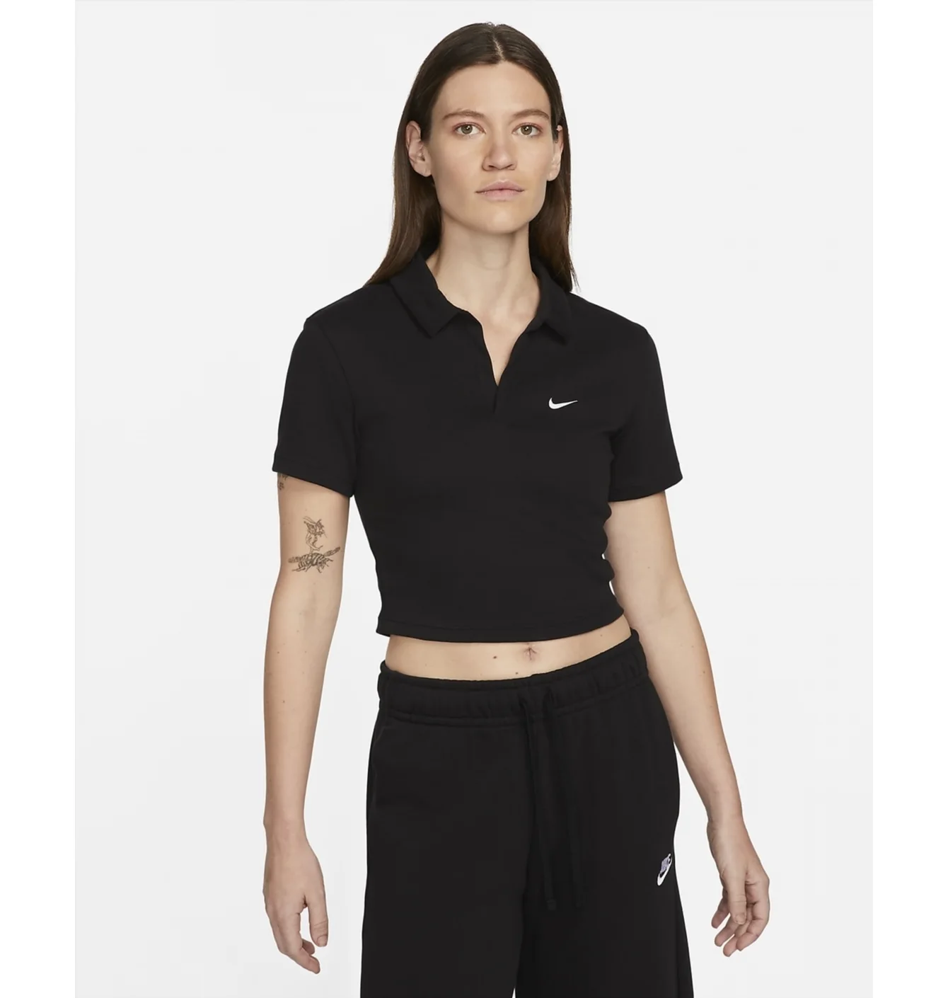 Поло жіноче Nike Sportswear Essential Black Dv7884-010