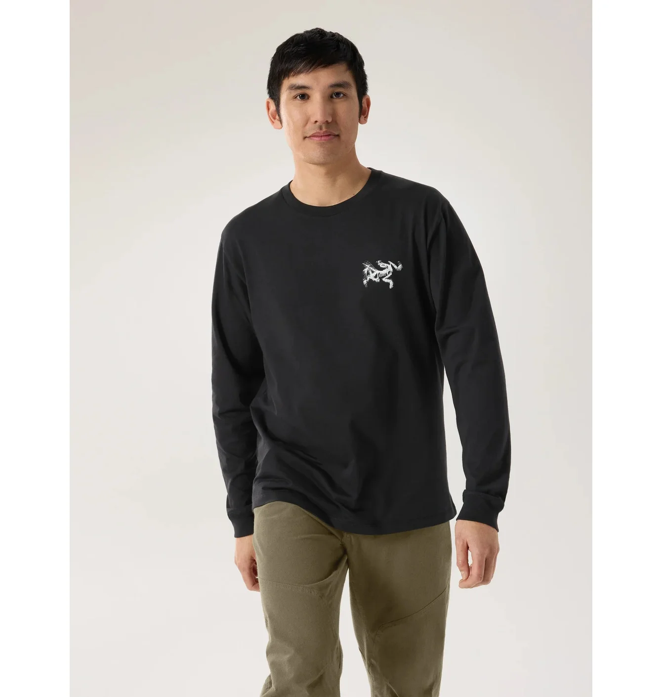 Лонгслів чоловічий Arc'teryx Kragg Sl Black X00000953702