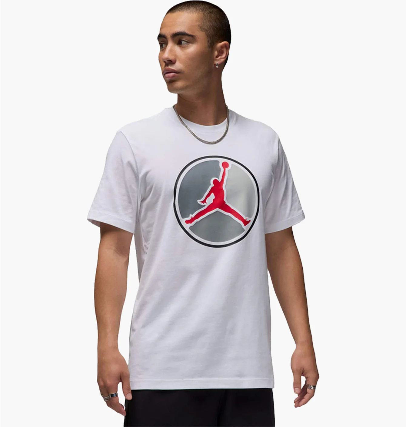 Футболка чоловіча Air Jordan M J Jumphbr Ss Crew White FZ1944-100