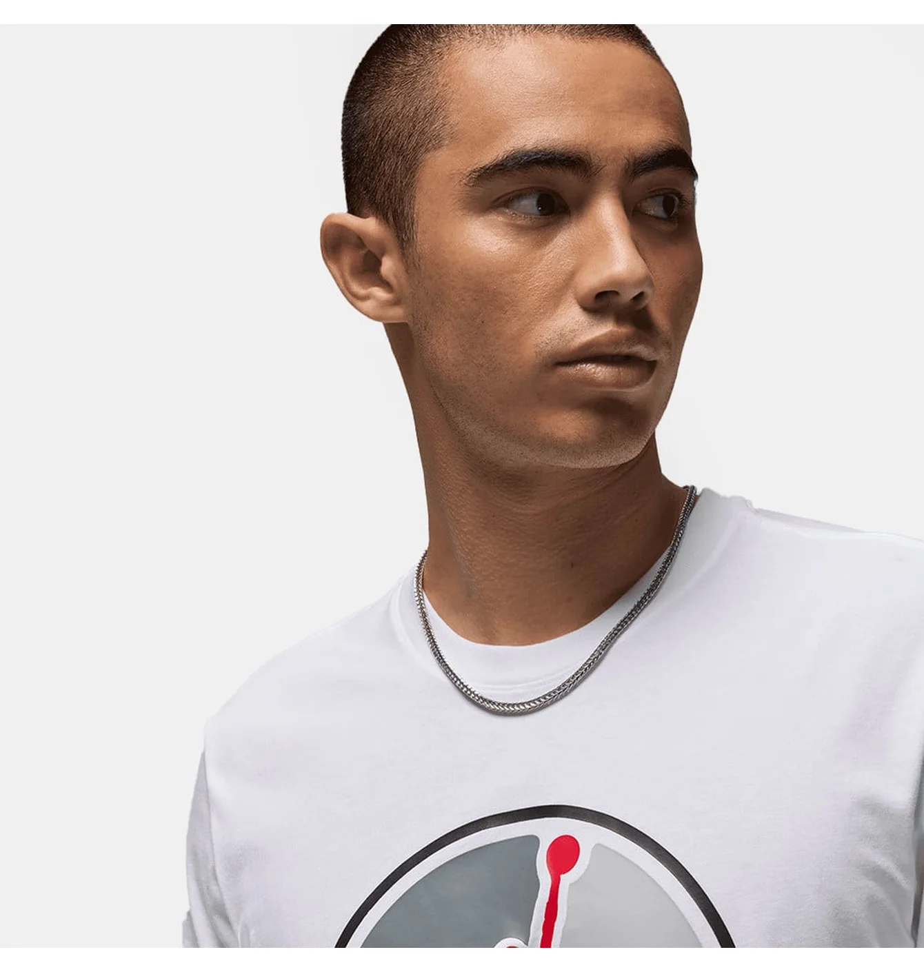 Футболка чоловіча Air Jordan M J Jumphbr Ss Crew White FZ1944-100
