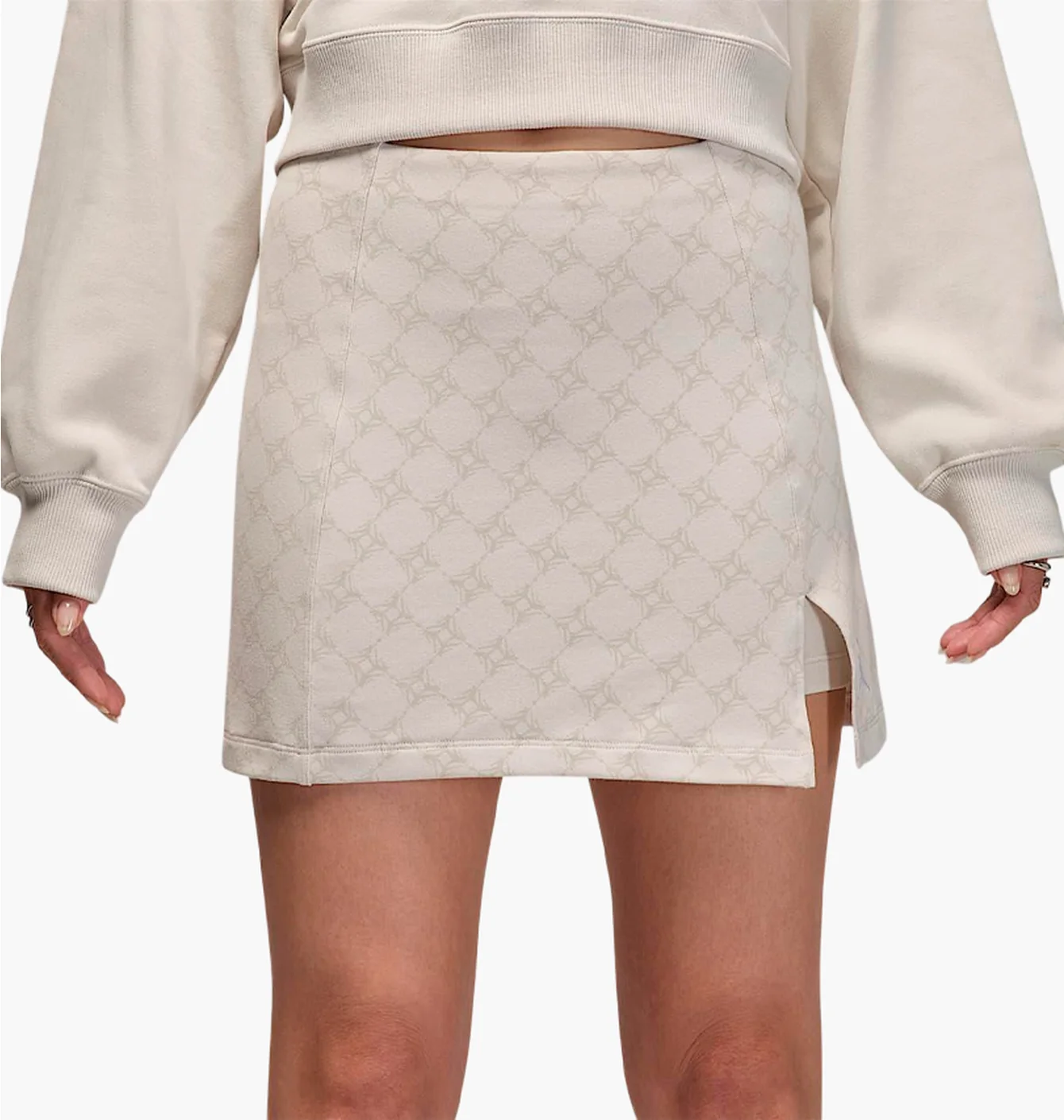 Спідниця жіноча Air Jordan Brooklyn Knit Skort Beige HQ9228-104