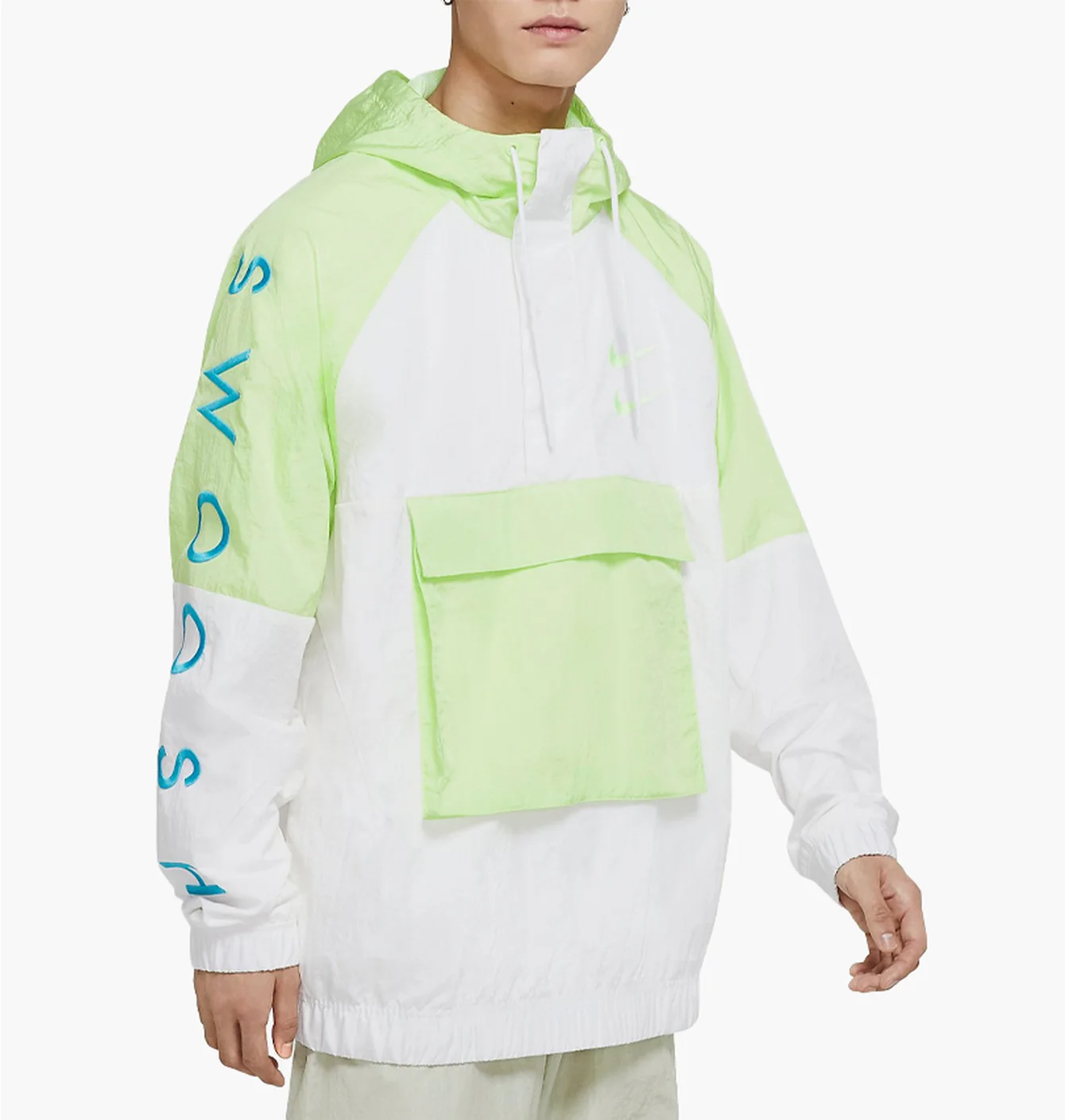 Анорак чоловічий Nike Anorack White/Green CU3885-701
