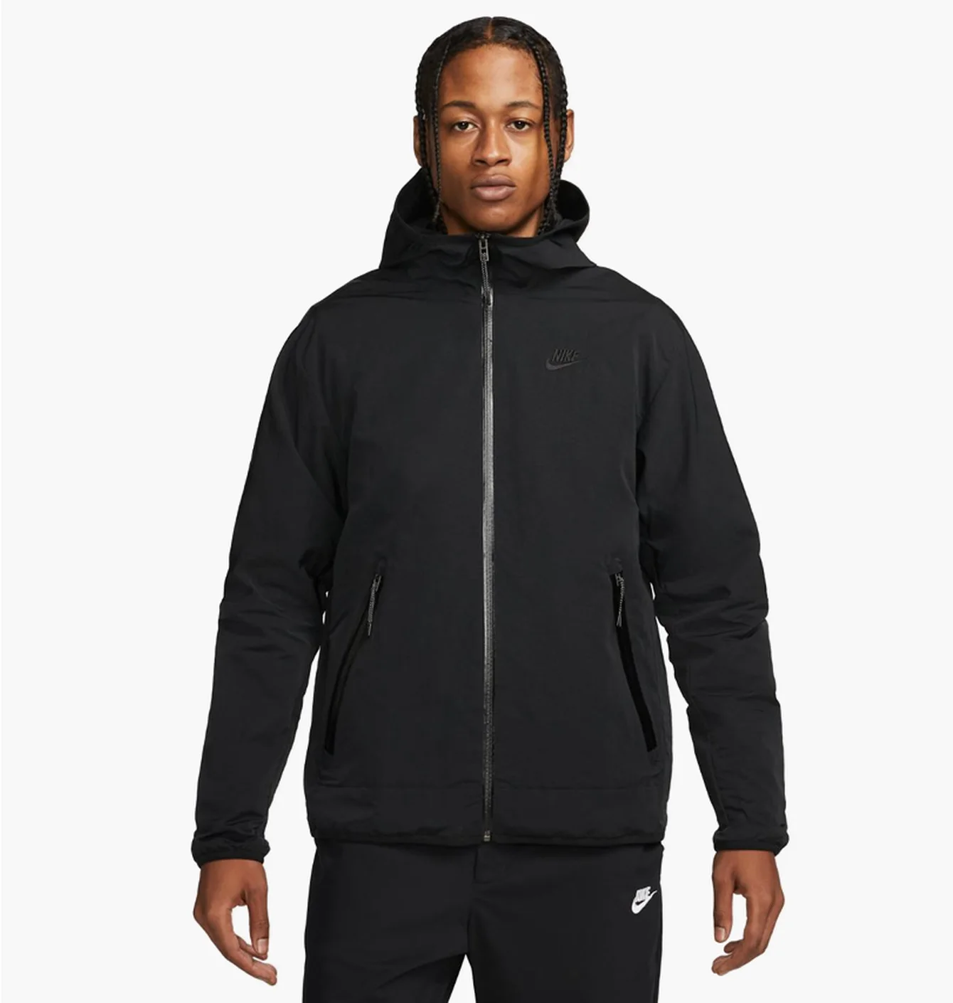 Вітровка чоловіча Nike Sportswear Tech Woven Full-Zip Lined Black Dq4340-010