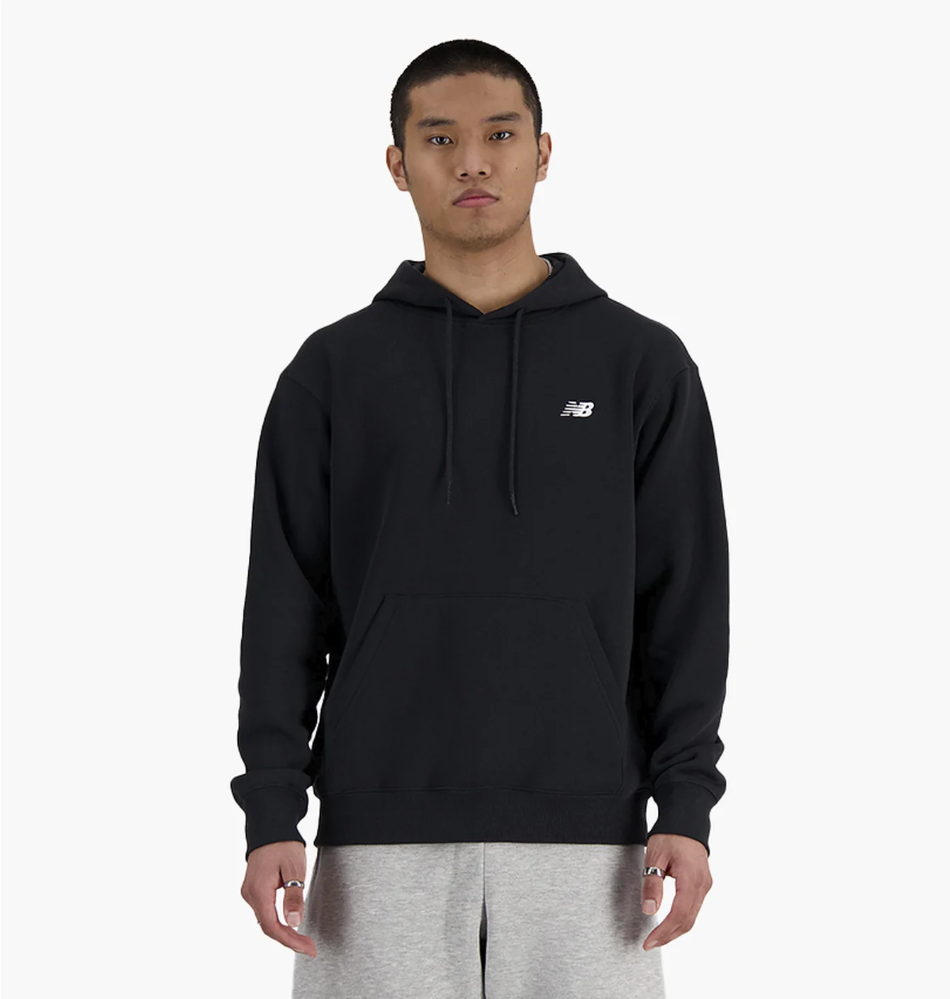 Худі чоловіче New Balance Sport Essentials Fleece Hoodie Black MT41511-BK