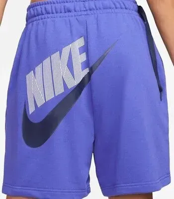 Шорти жіночі Nike Sportswear Women's High-Rise Fleece Dance Shorts Lapis (DV0334-430)