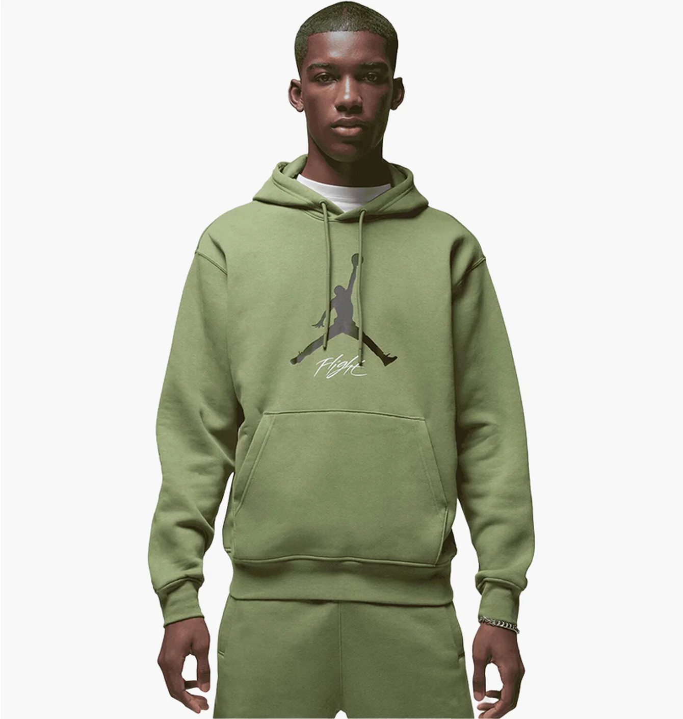 Худі чоловіче Air Jordan Essential Fleece Baseline Hoodie Green FD7545-340