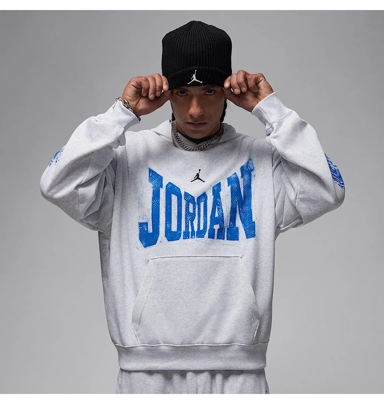 Худі чоловіче Air Jordan Brk Cllgte Grey HV0093-051