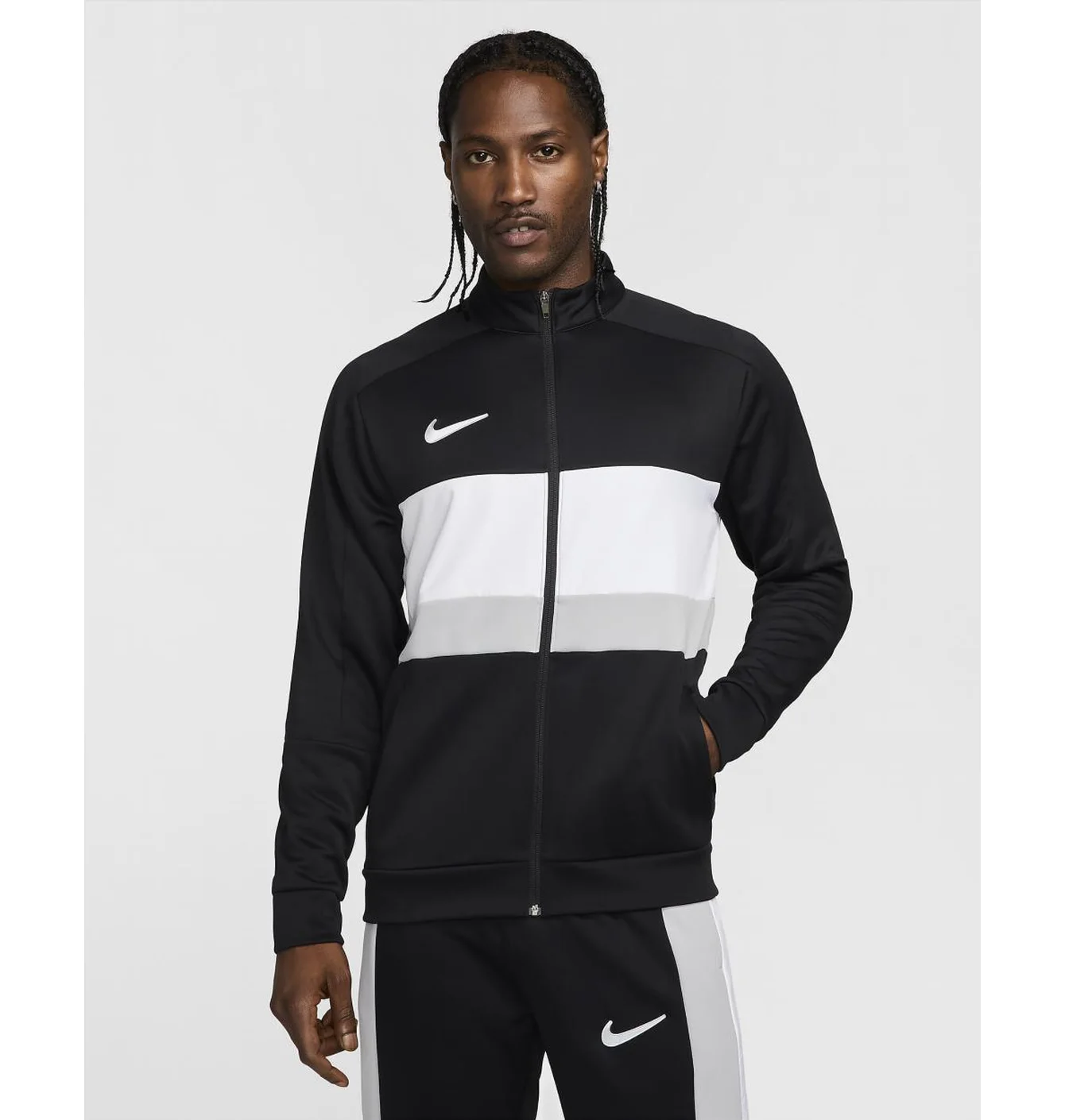 Олімпійка чоловіча Nike Dri-Fit Academy Black/White FZ0381-010