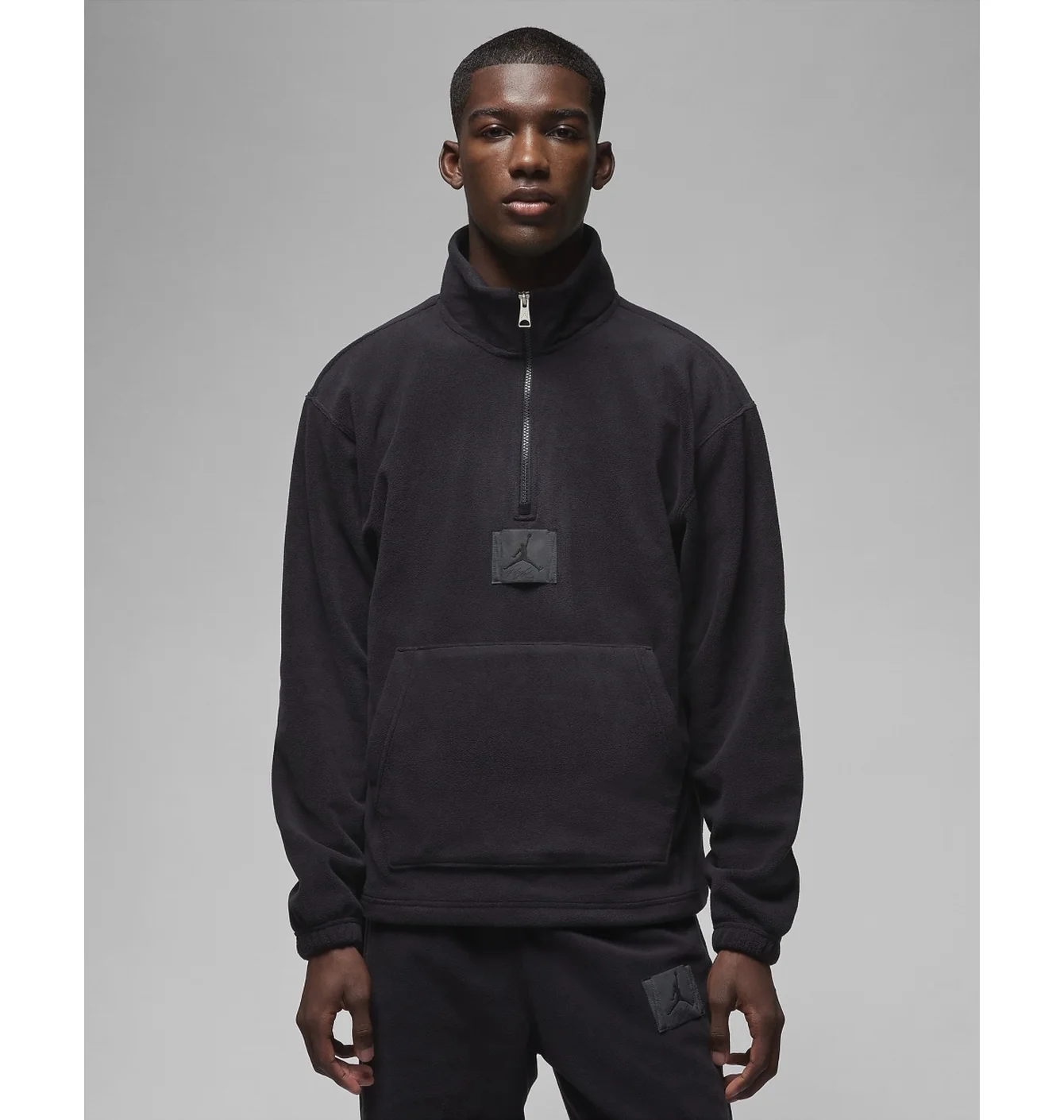 Кофта чоловіча Air Jordan Essentials Winterized Fleece Half-Zip Black FD7863-010