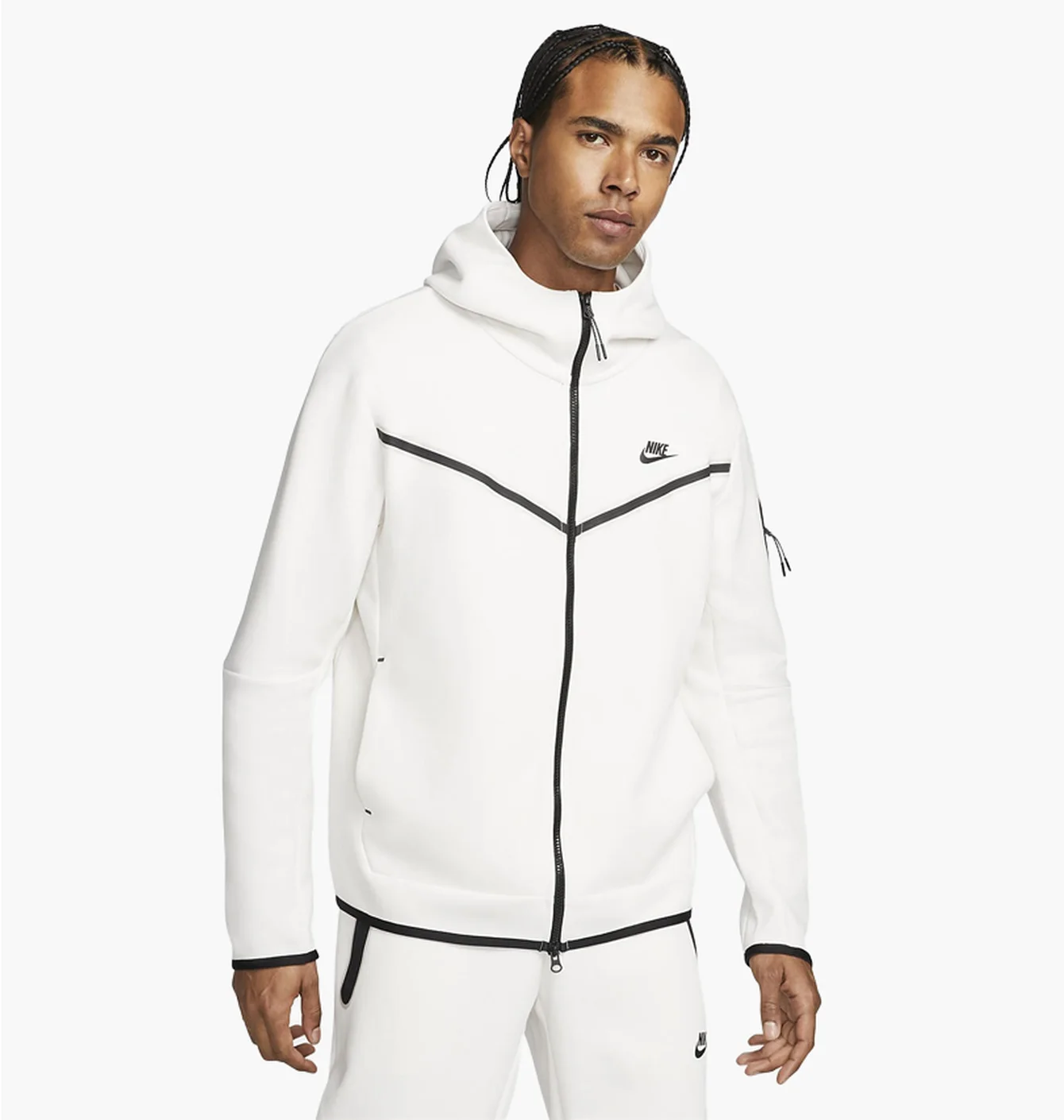 Толстовка чоловіча Nike Sportswear Tech Fleece White CU4489-030