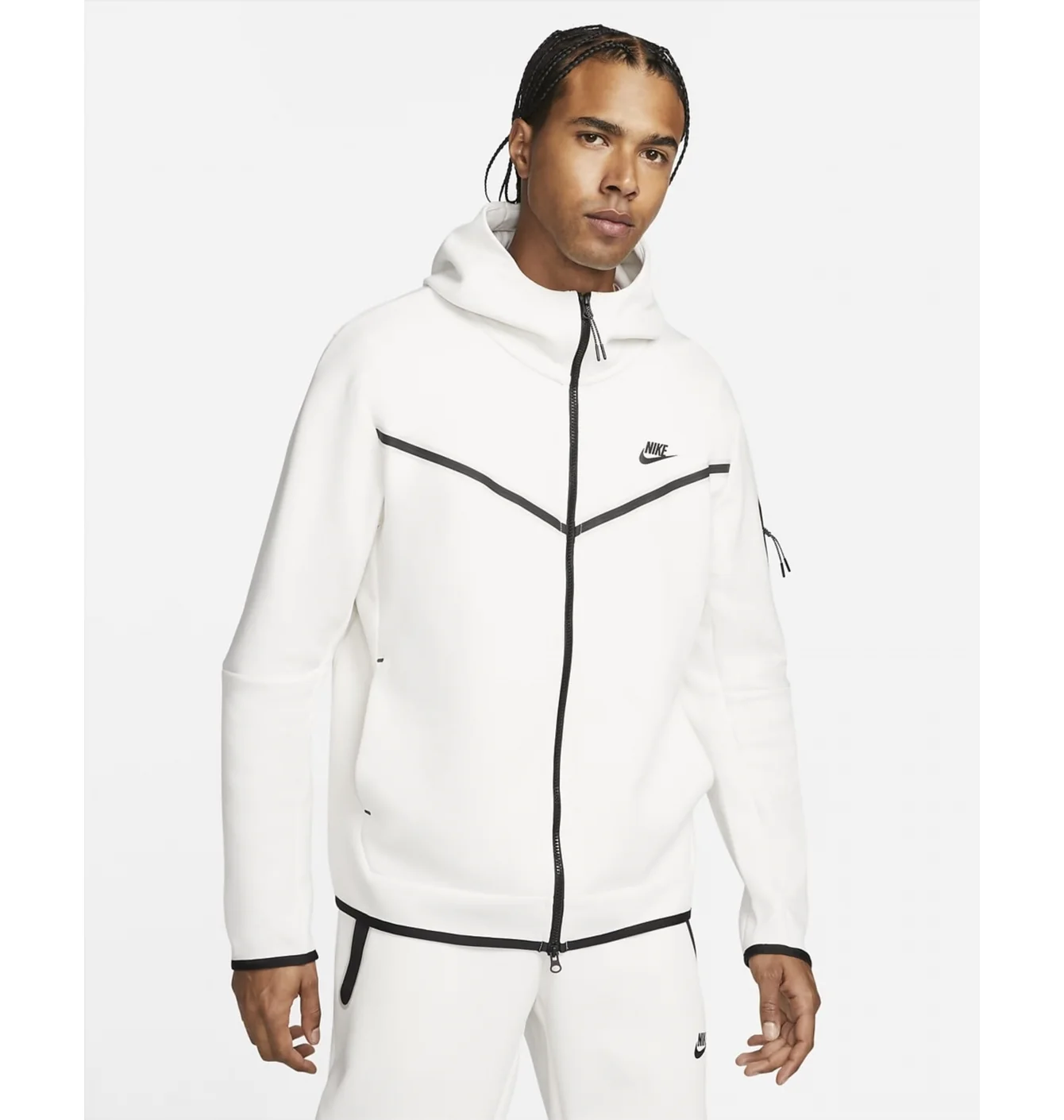 Толстовка чоловіча Nike Sportswear Tech Fleece White CU4489-030