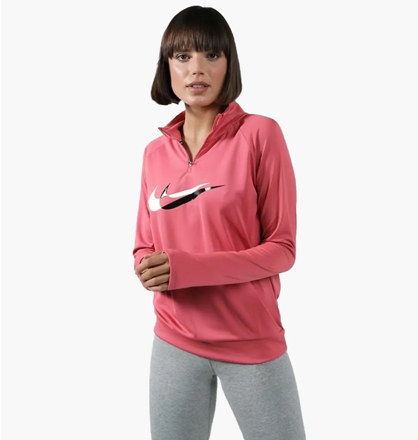 Кофта жіноча Nike Swoosh Running Pink DV7247-622