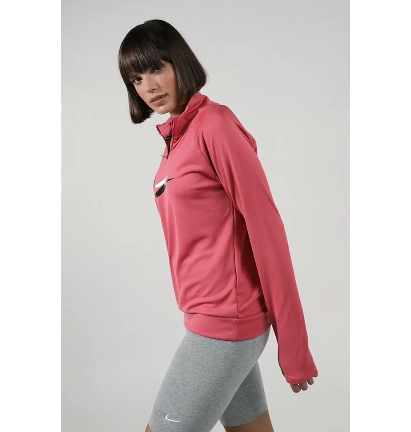 Кофта жіноча Nike Swoosh Running Pink DV7247-622