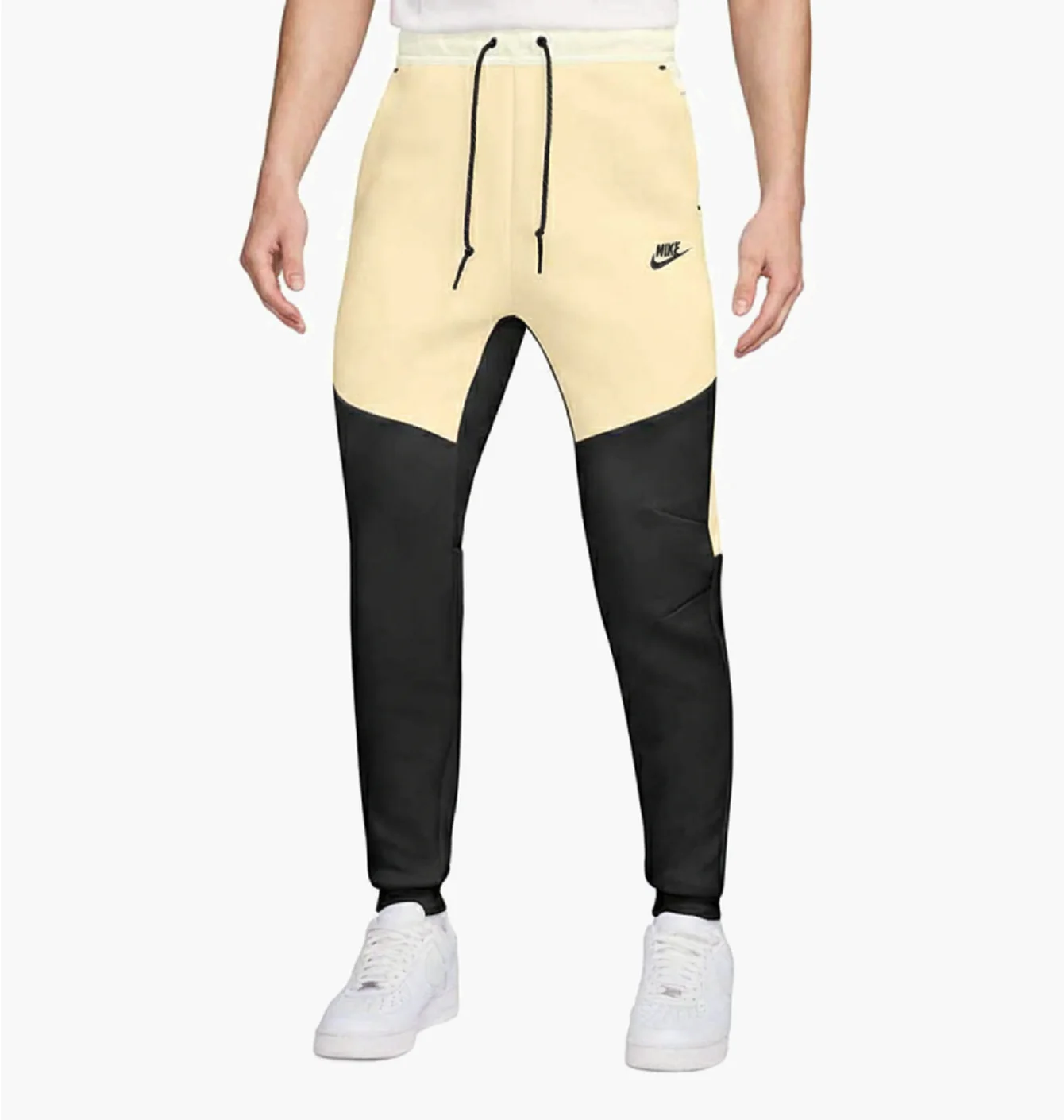 Штани чоловічі Nike Tech Fleece Beige/Black HV0959-114
