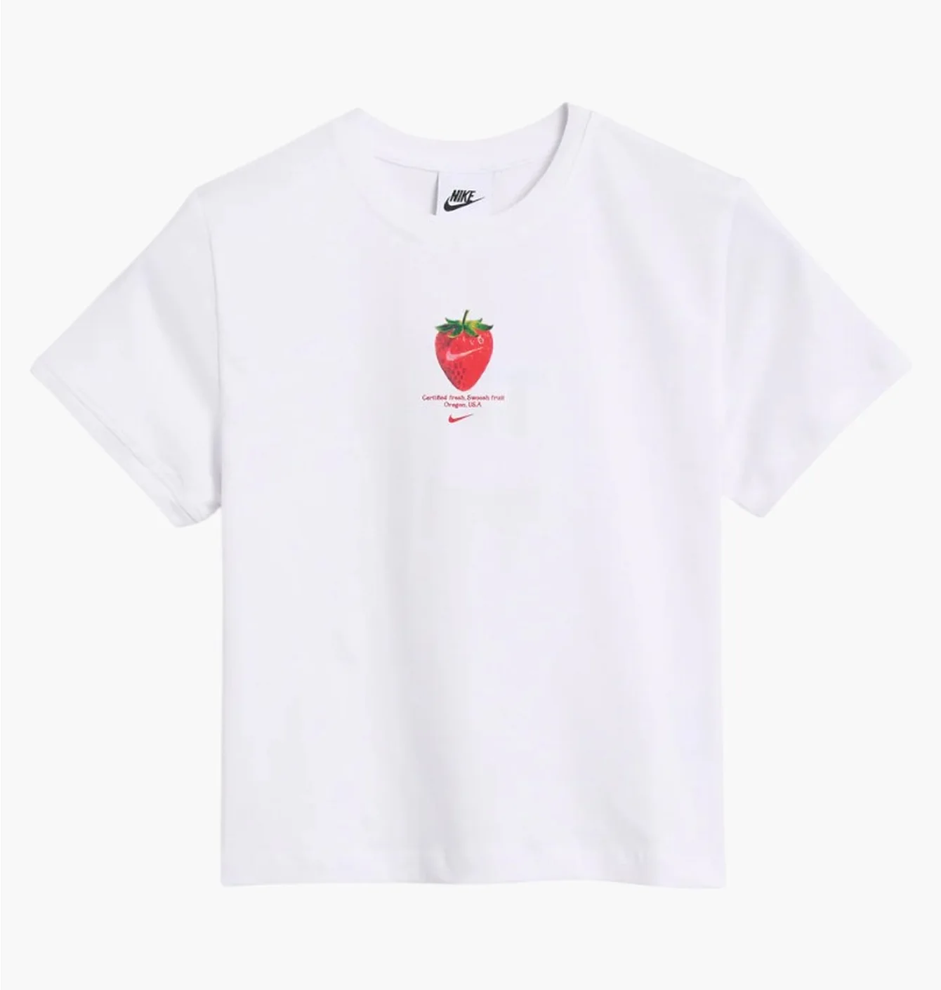 Футболка жіноча Nike Sportswear Baby Strawberry White IQ3343-100