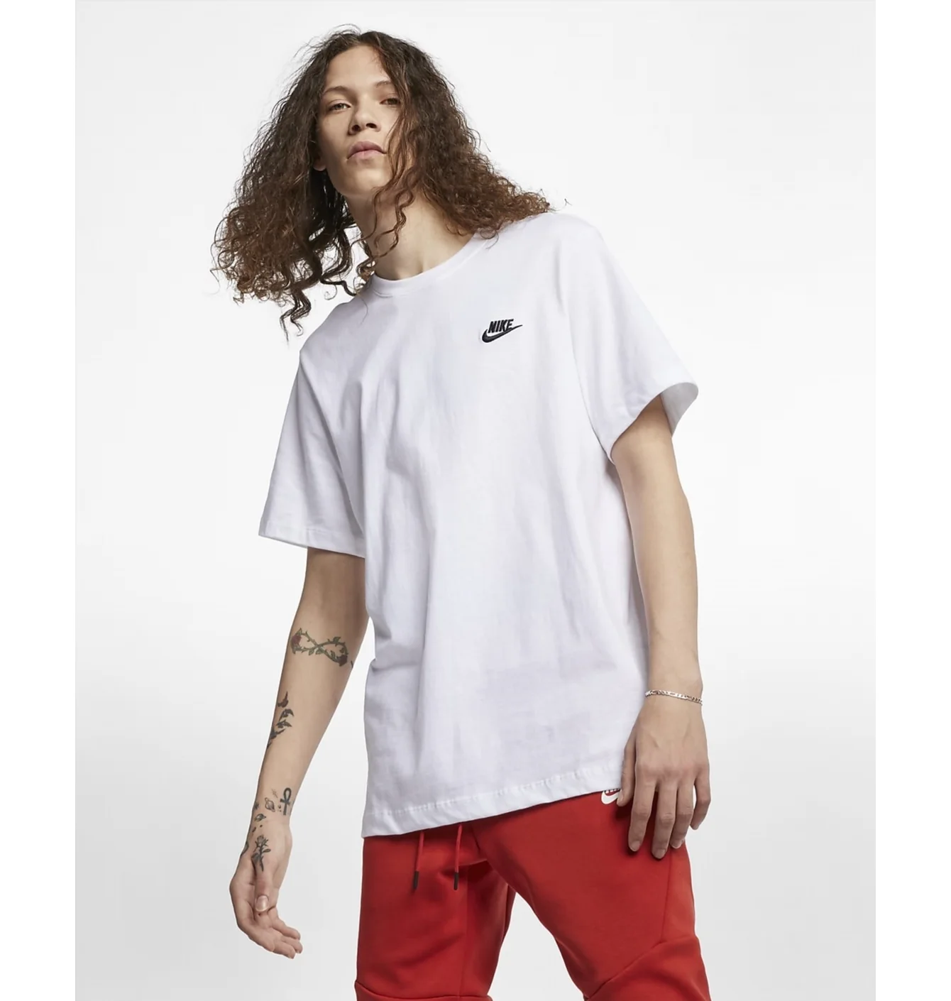 Футболка чоловіча Nike M Nsw Club Tee White AR4997-101