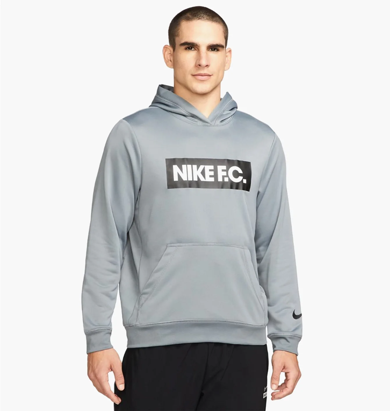 Худі чоловіче Nike M Nk Df Fc Libero Hoodie Grey DC9075-065