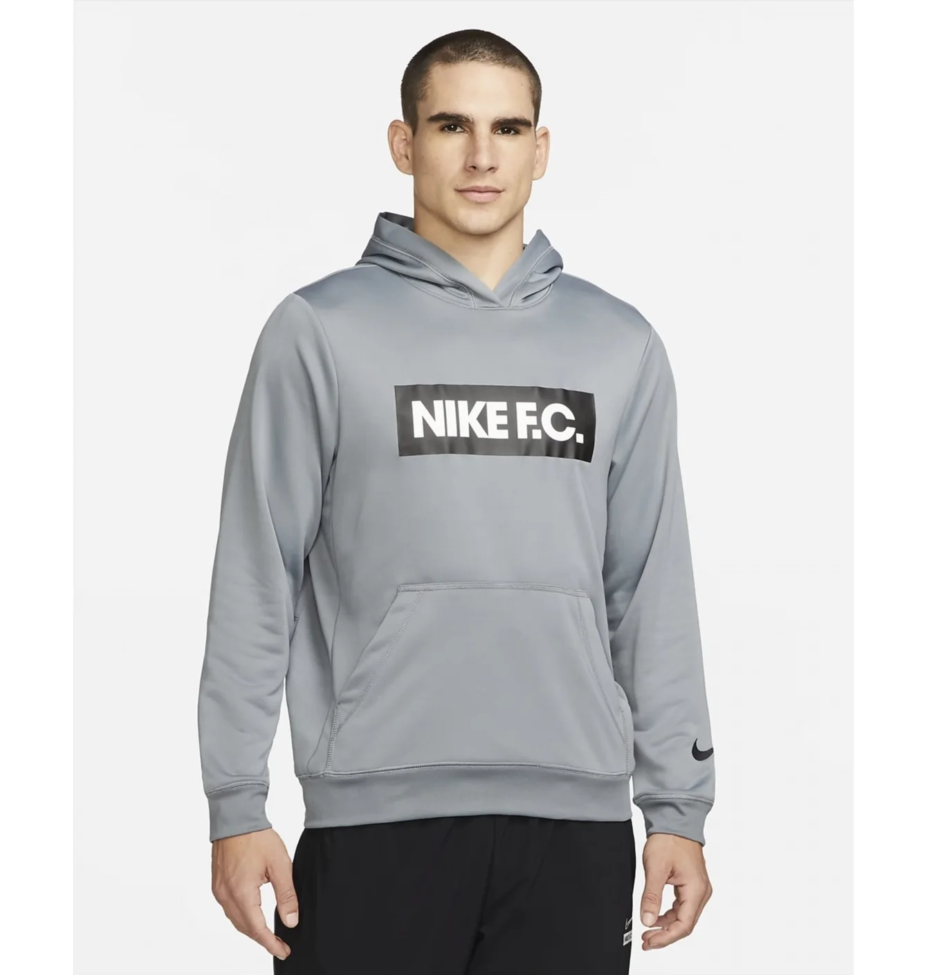 Худі чоловіче Nike M Nk Df Fc Libero Hoodie Grey DC9075-065