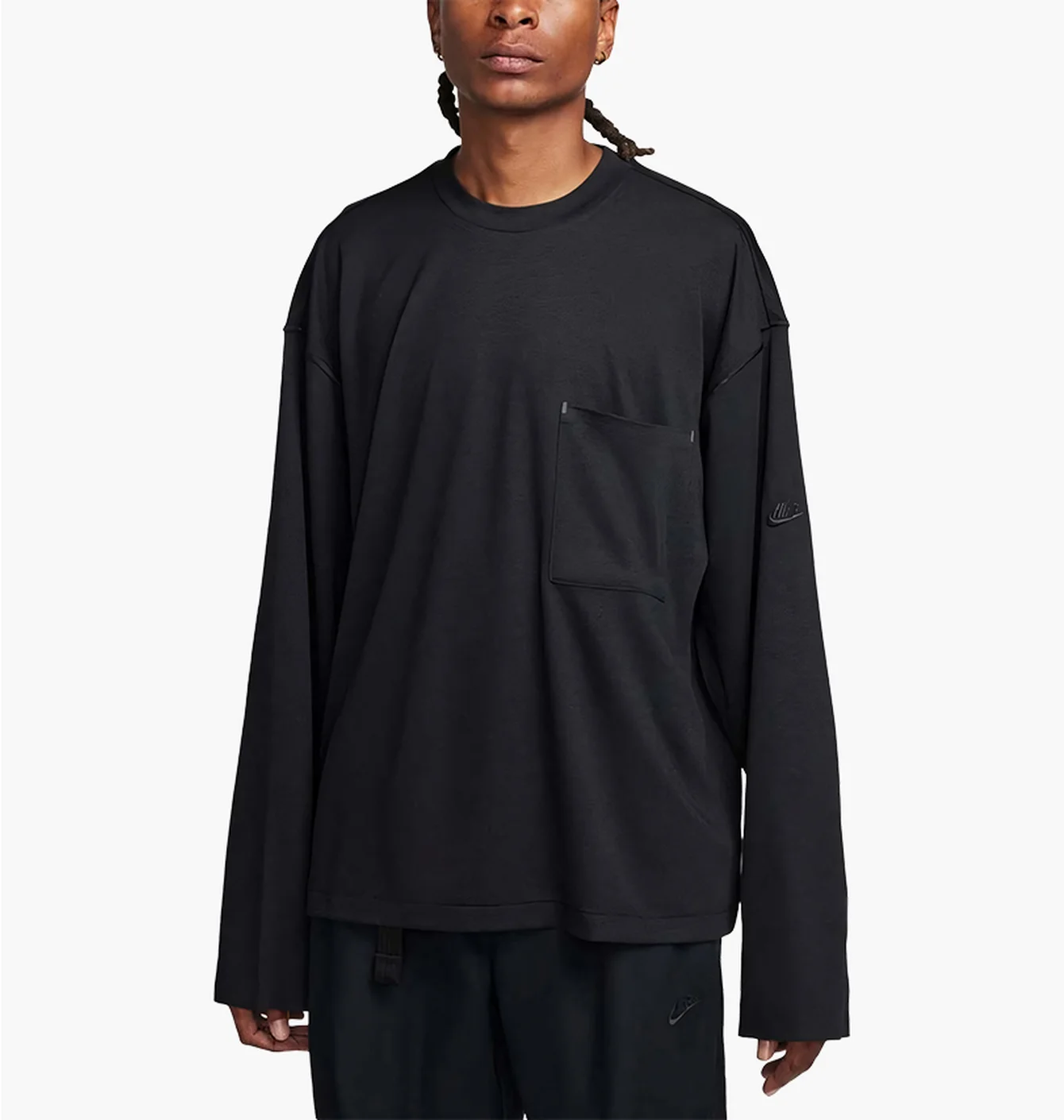 Лонгслів чоловічий Nike Tech Pack Longsleeve Black FB7819-010