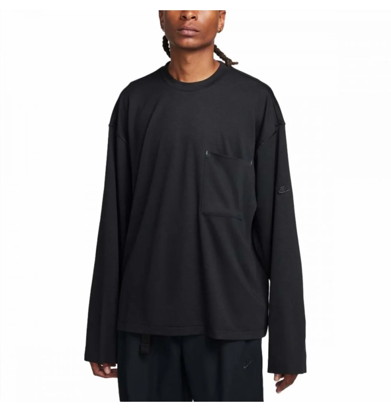 Лонгслів чоловічий Nike Tech Pack Longsleeve Black FB7819-010