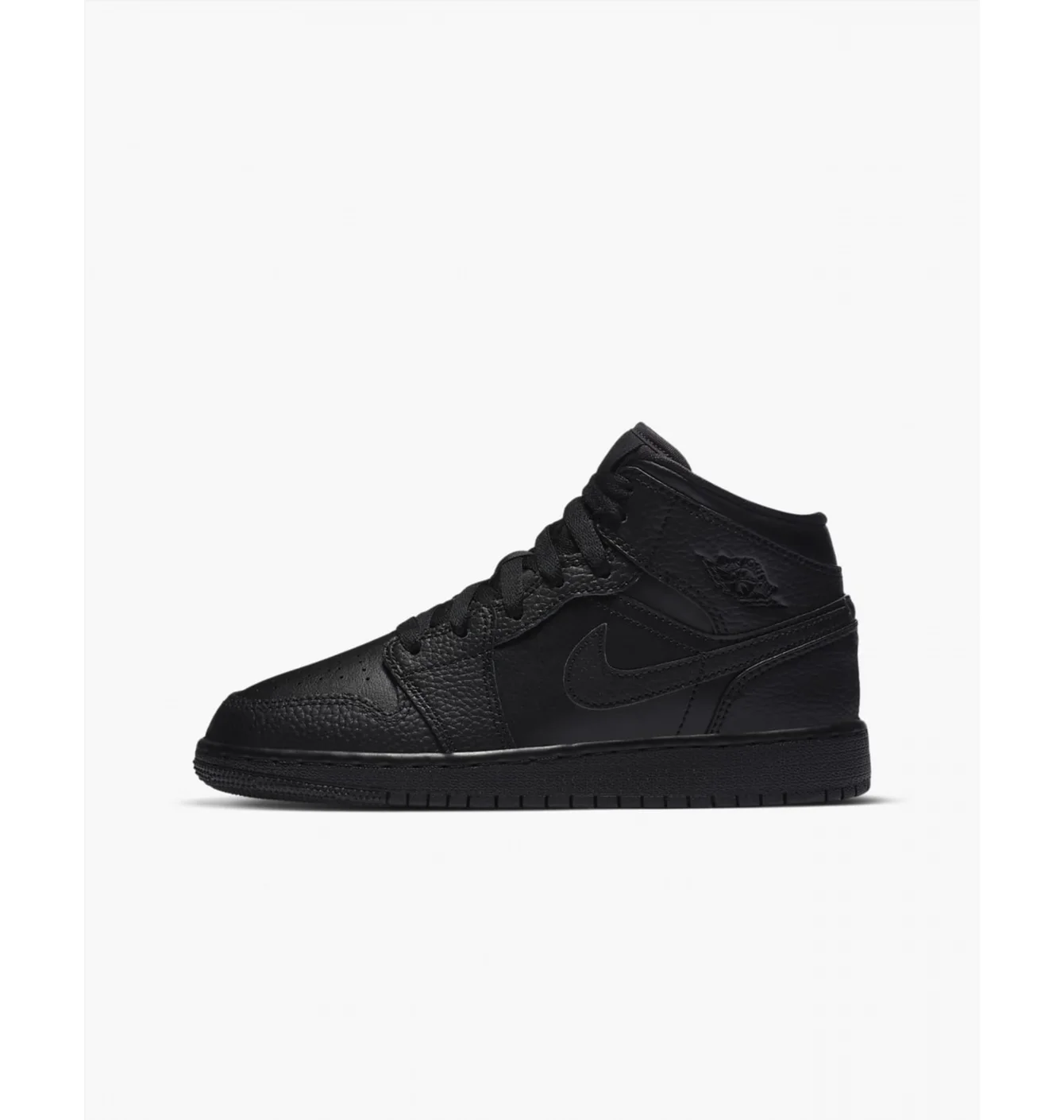 Кросівки дитячі Air Jordan 1 Mid Black 554725-091