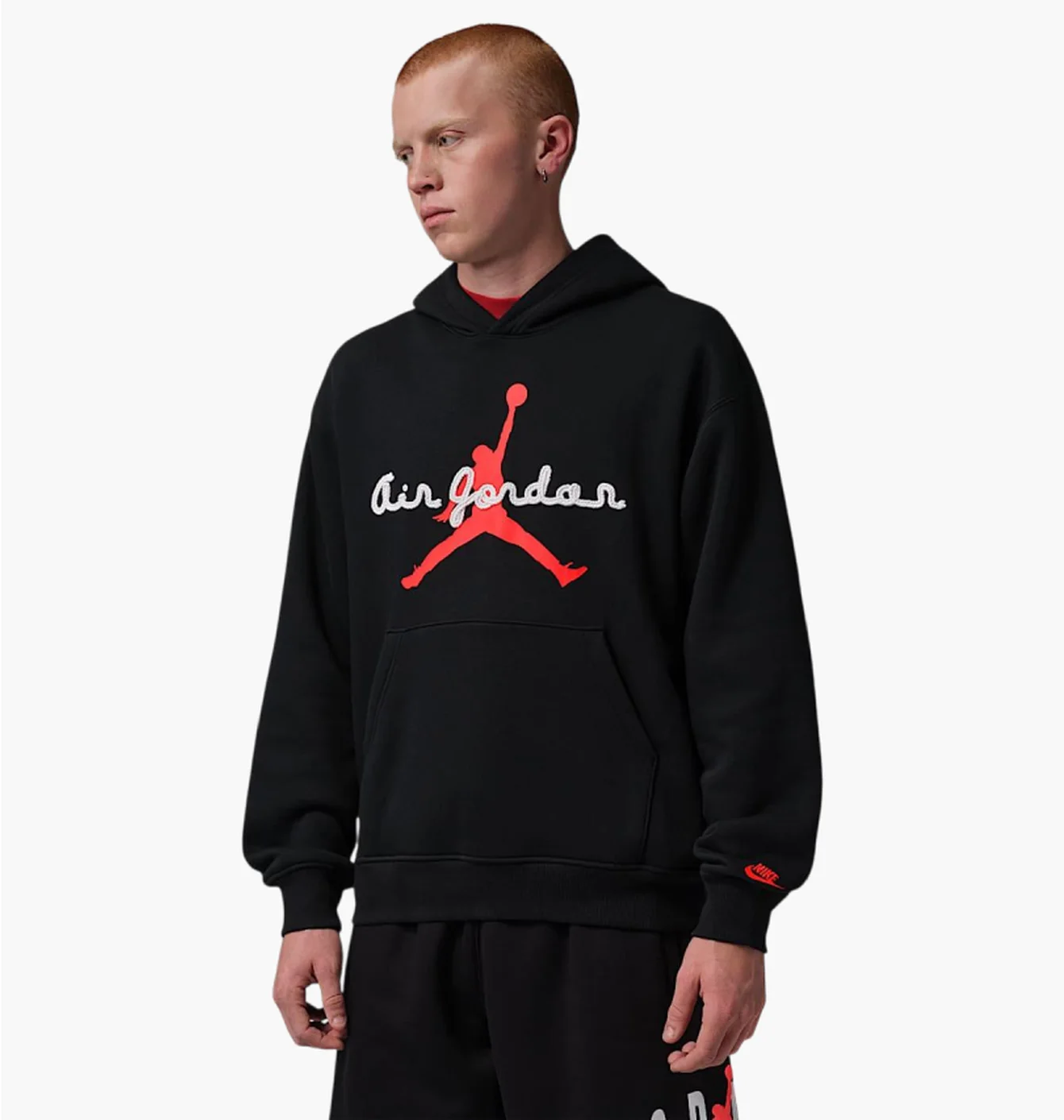 Худі чоловіче Air Jordan Brooklyn Fleece Aj6 Black IQ0702-010