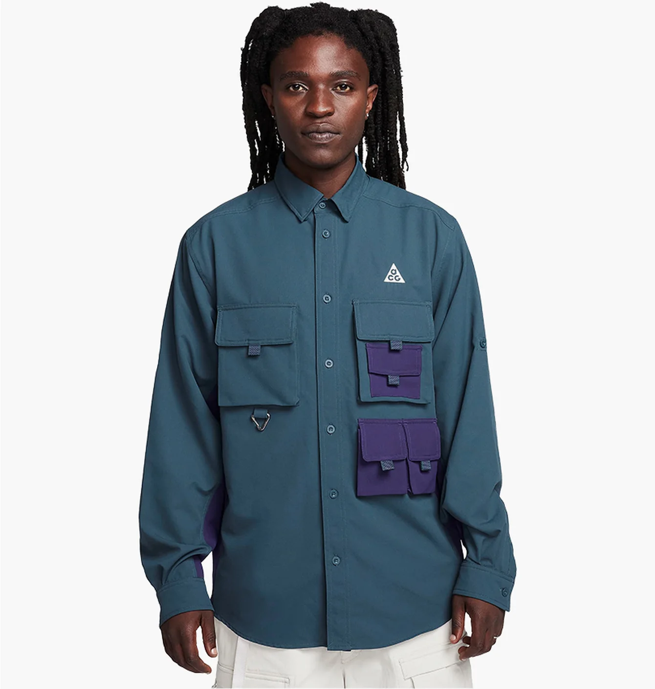 Куртка чоловіча Nike Lab Acg Dri-Fit Uv Devastation Trail Top Blue DN3936-328