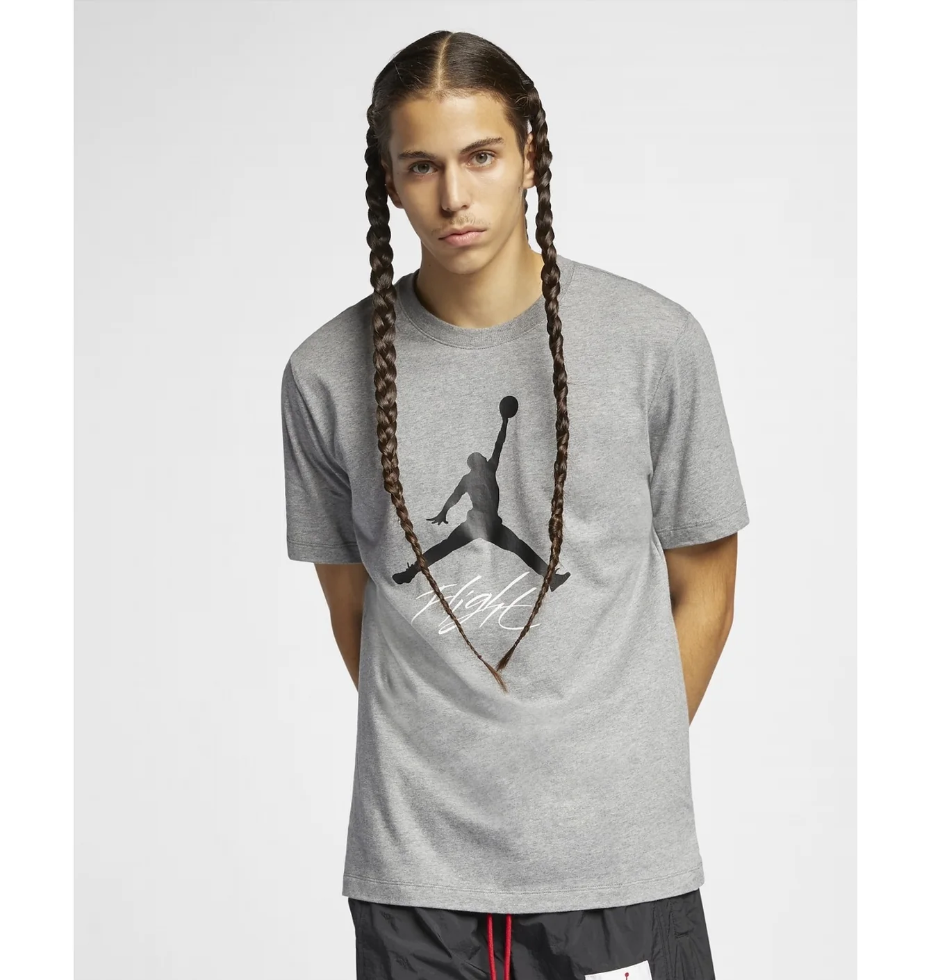 Футболка чоловіча Air Jordan T-Shirt Jumpman Flight Grey AO0664-091