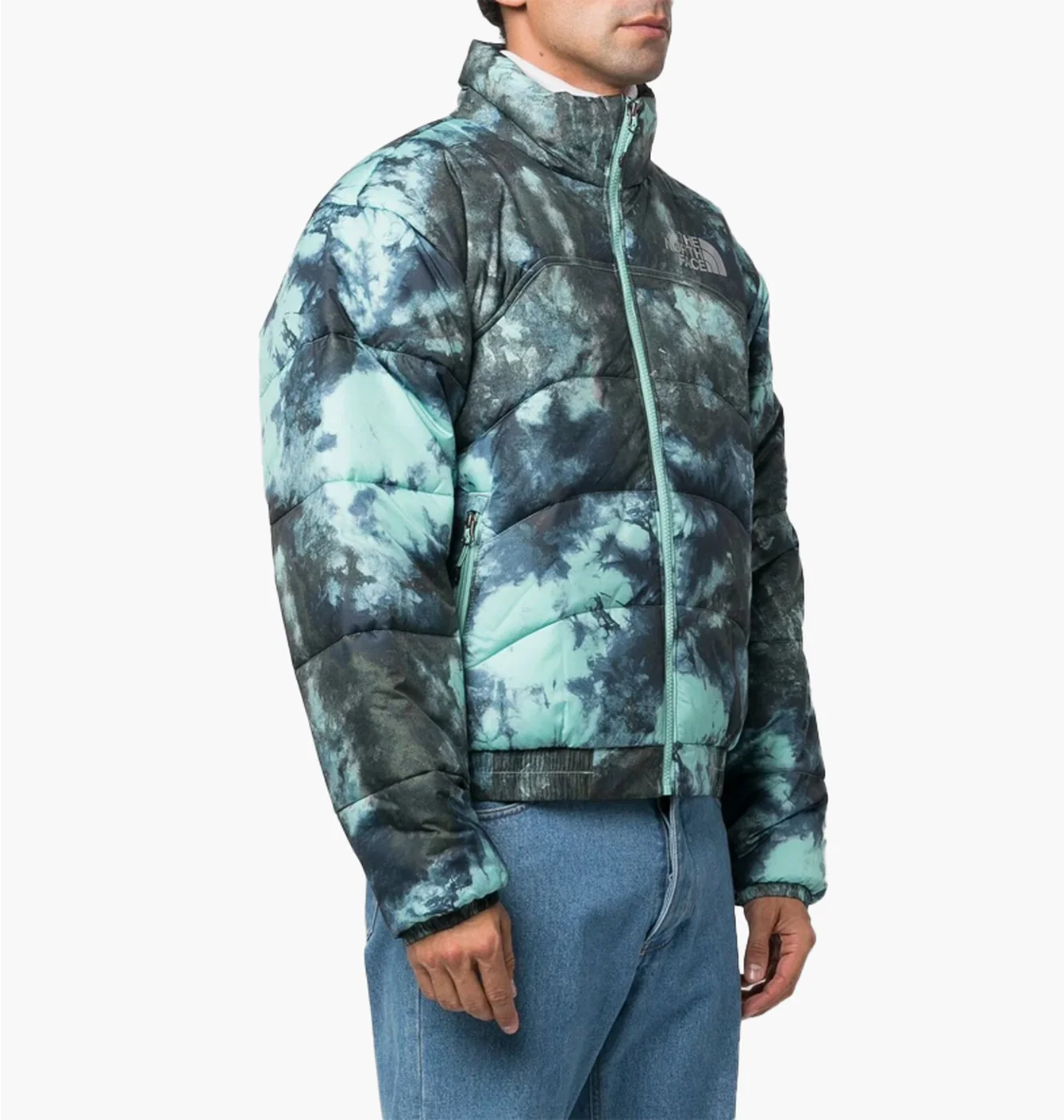 Пуховик чоловічий The North Face Tie-Dye Print Padded Jacket Blue NF0A7WW6957