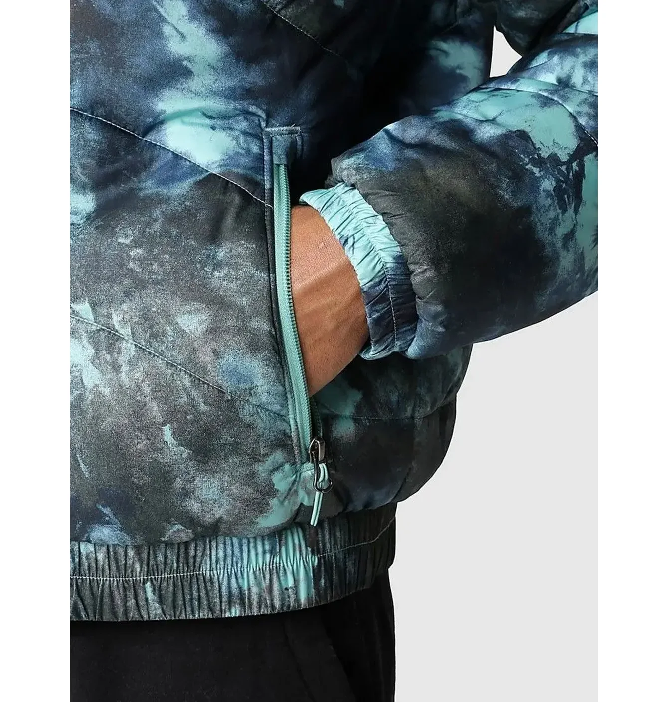 Пуховик чоловічий The North Face Tie-Dye Print Padded Jacket Blue NF0A7WW6957
