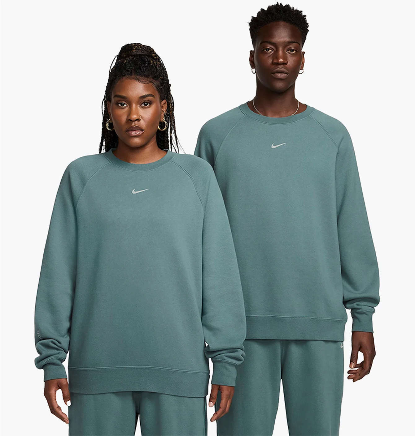 Світшот чоловічий Nike Nocta Fleece Cs Crew Light Blue FN8160-382