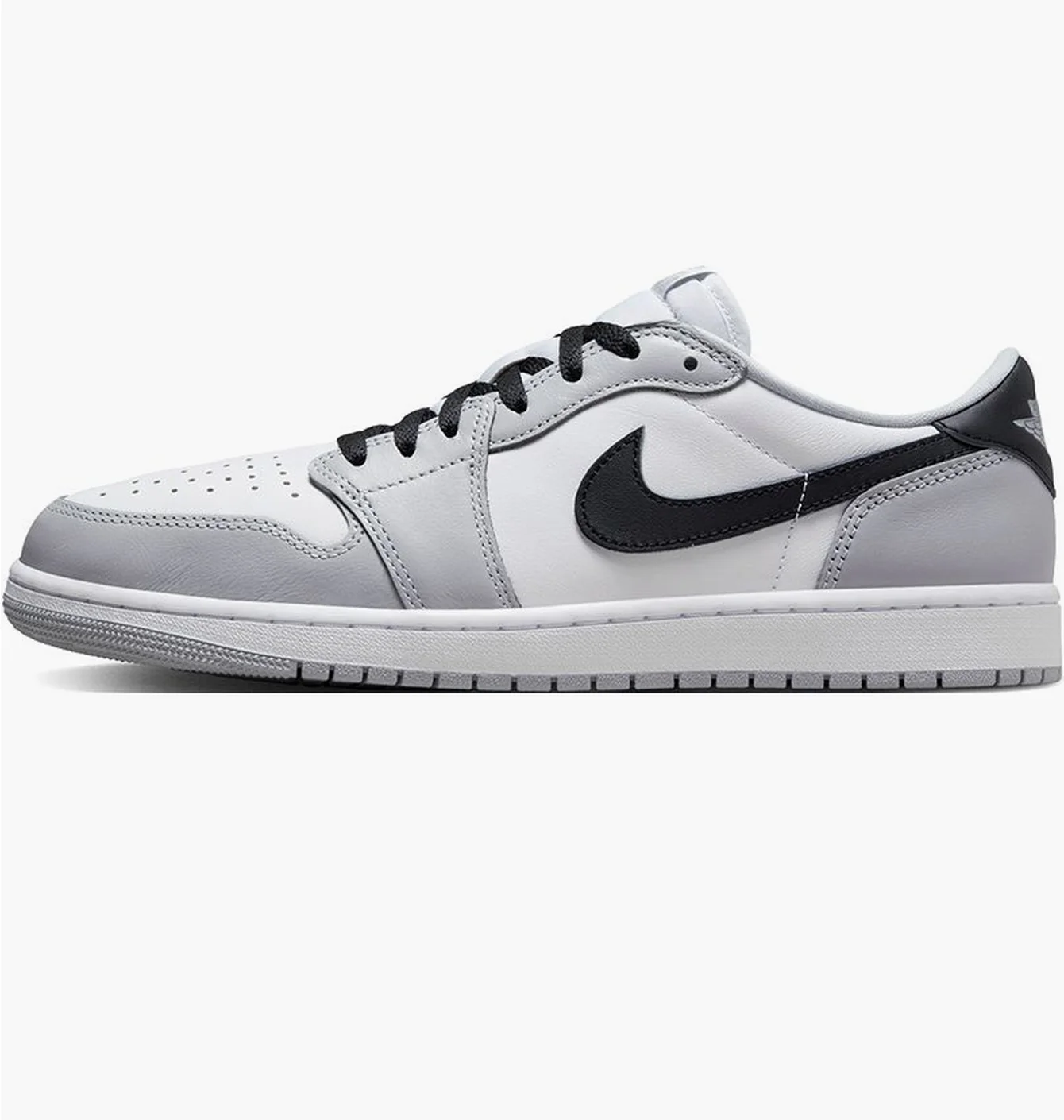Кросівки чоловічі Air Jordan 1 Low Og Barons White/Grey CZ0790-110
