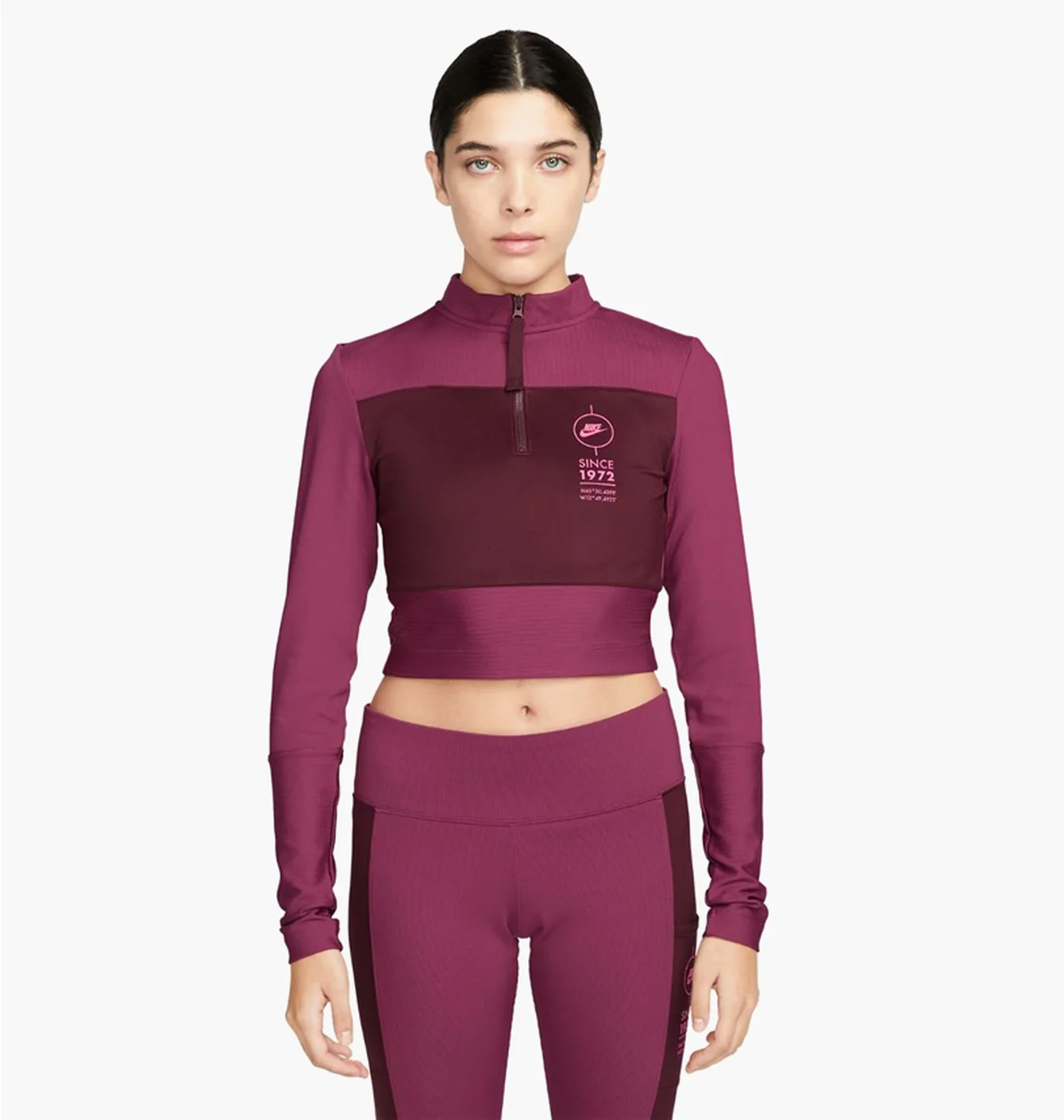 Кофта жіноча Nike W Nsw Top Ls Rib Su Violet Fd4236-653