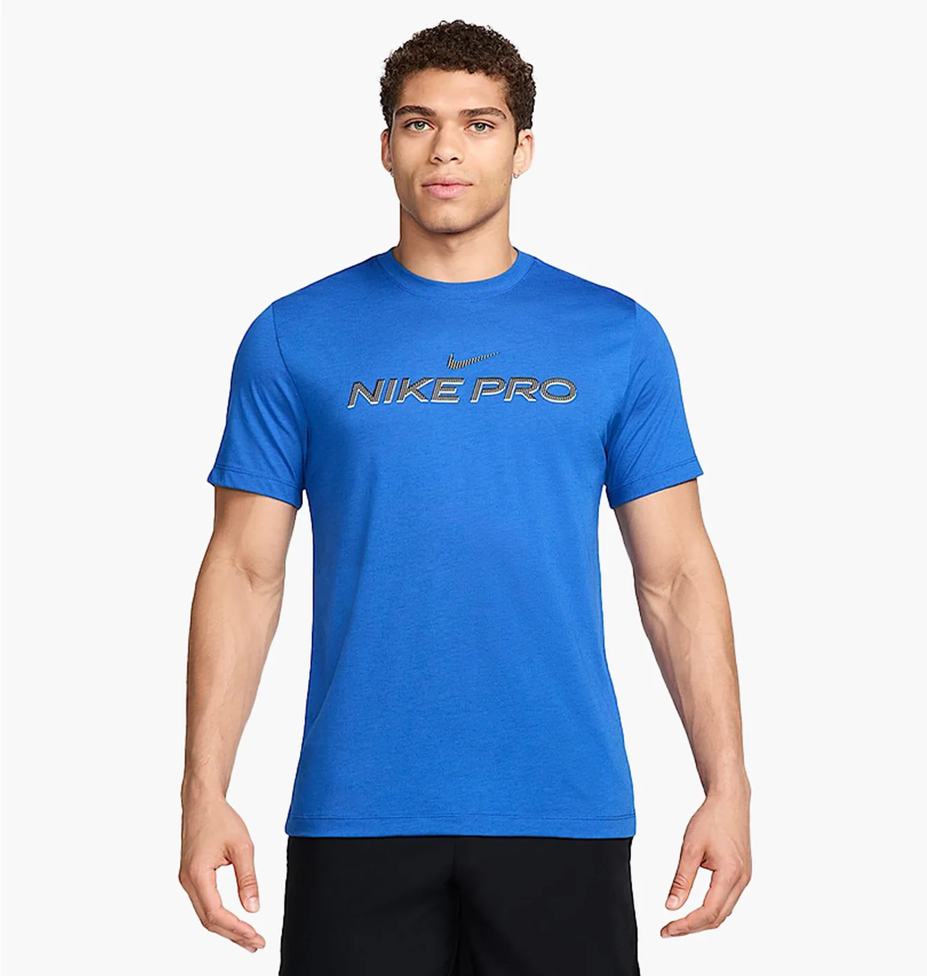 Футболка чоловіча Nike Pro Fitness Shirt Men Blue FJ2393-480