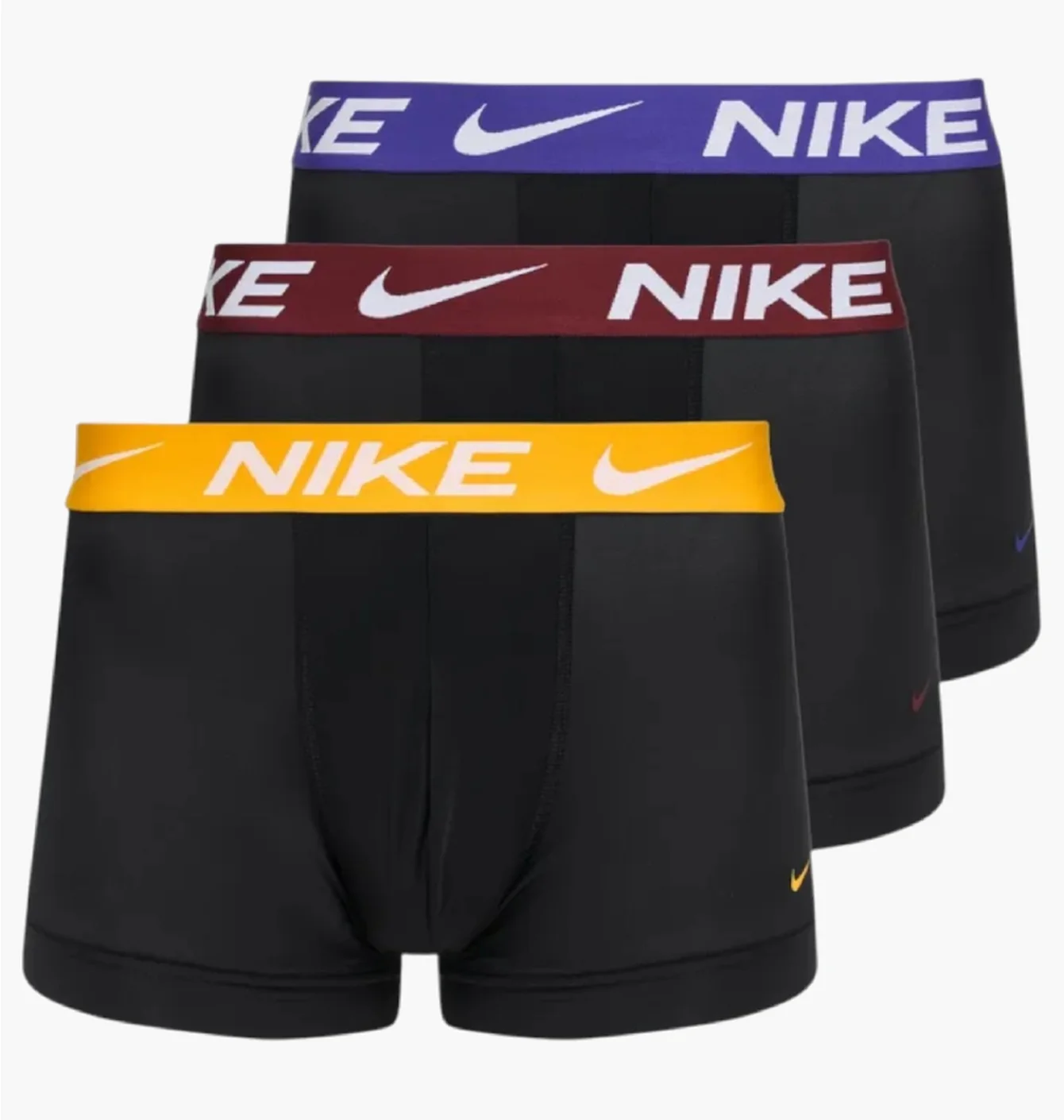 Труси чоловічі Nike Dri-Fit (3 шт) Black 0000KE1156-UA1