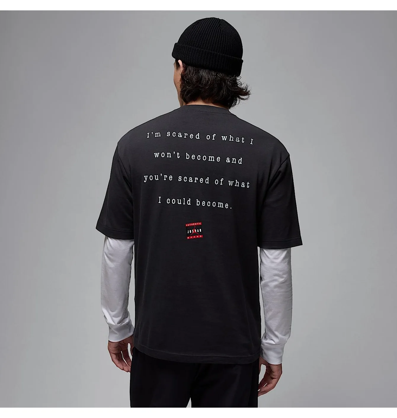 Футболка чоловіча Air Jordan Crew-Neck Black HQ2666-045