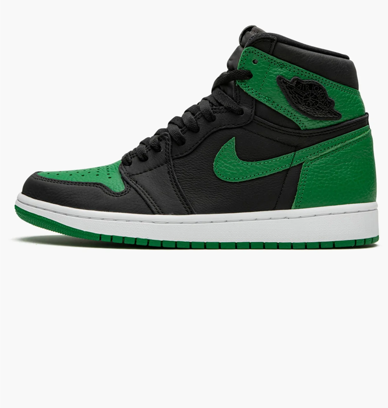 Кросівки чоловічі Air Jordan 1 Retro High Black/Green 555088-030